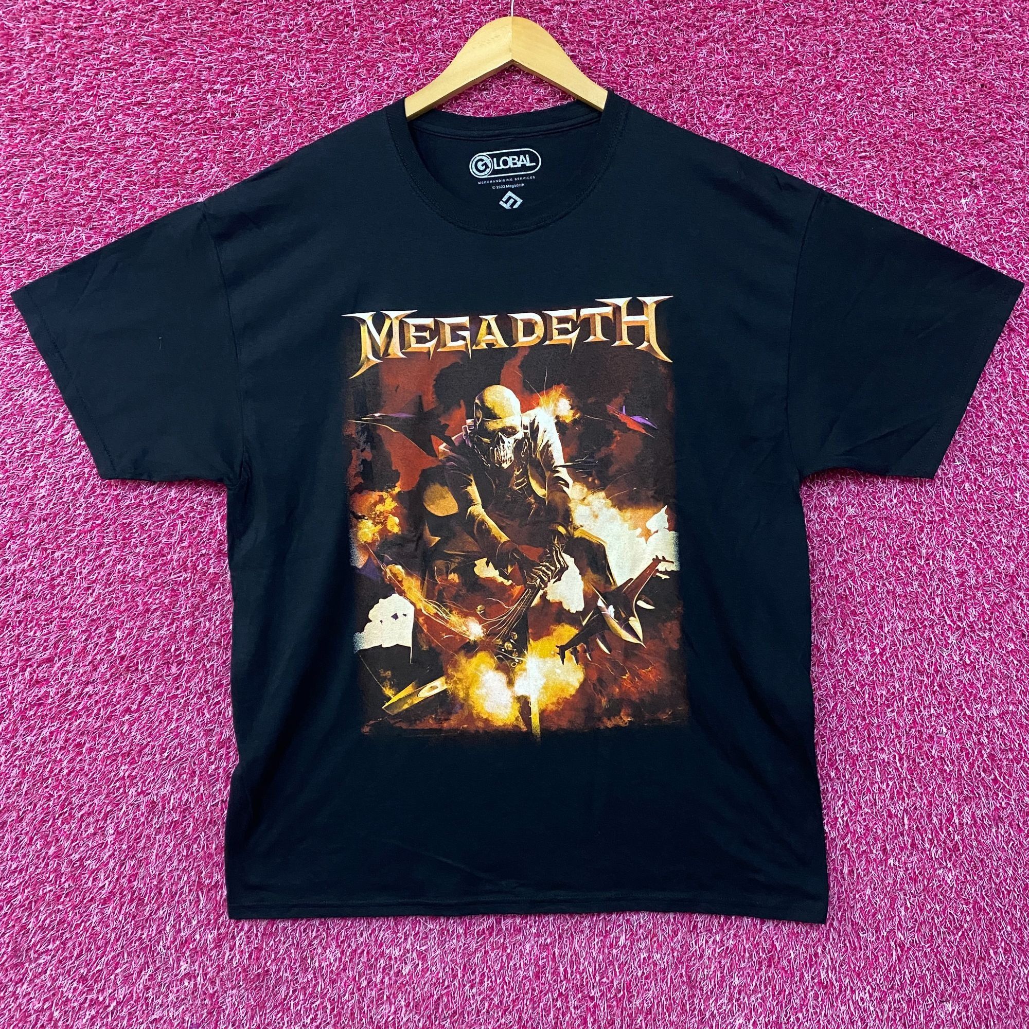 Megadeth Vic Rattlehead Thrash Metal T Shirt Xl Hoodie, Sweatshirt | PodTeesHub.com
