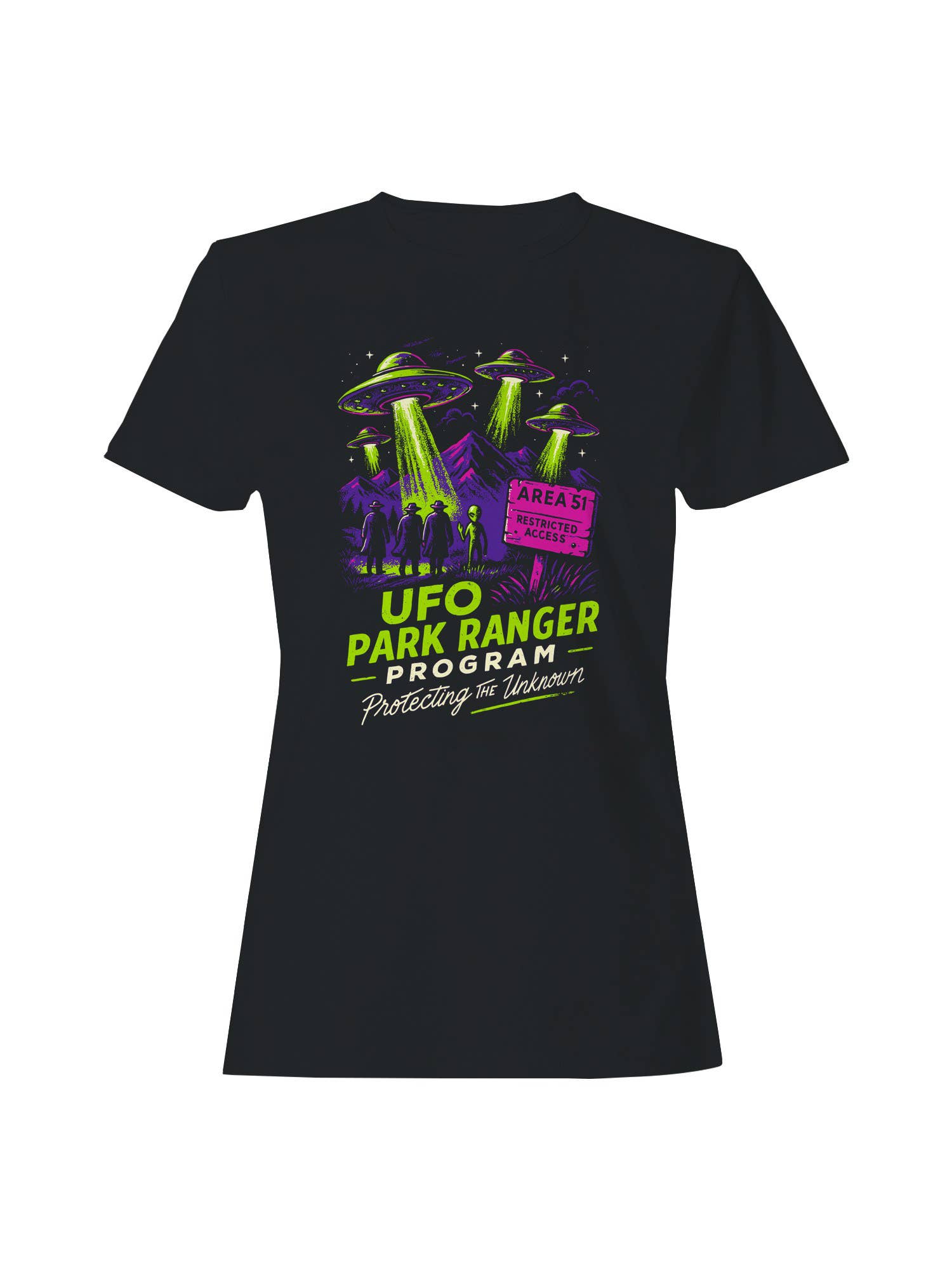 Ufo Park Ranger Area 51 Program Women's T-Shirt Hoodie, Sweatshirt | PodTeesHub.com