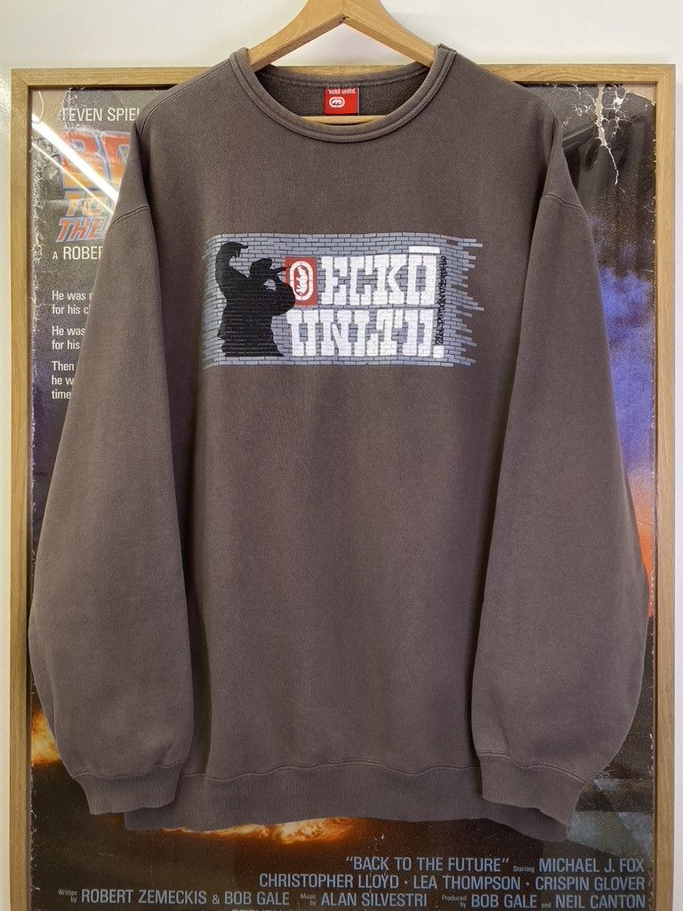 Unltd 00s Ecko Unltd Otherground Brick Wall Graphic Sweatshirt T-Shirts, Hoodie | PodTeesHub.com