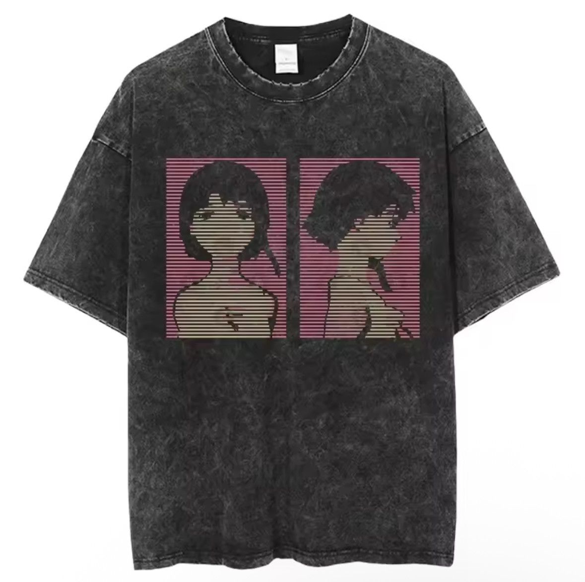 Japanese Brand Hip Hop Vintage Retro Anime Graffiti Washed T Shirt Hoodie, Sweatshirt | PodTeesHub.com