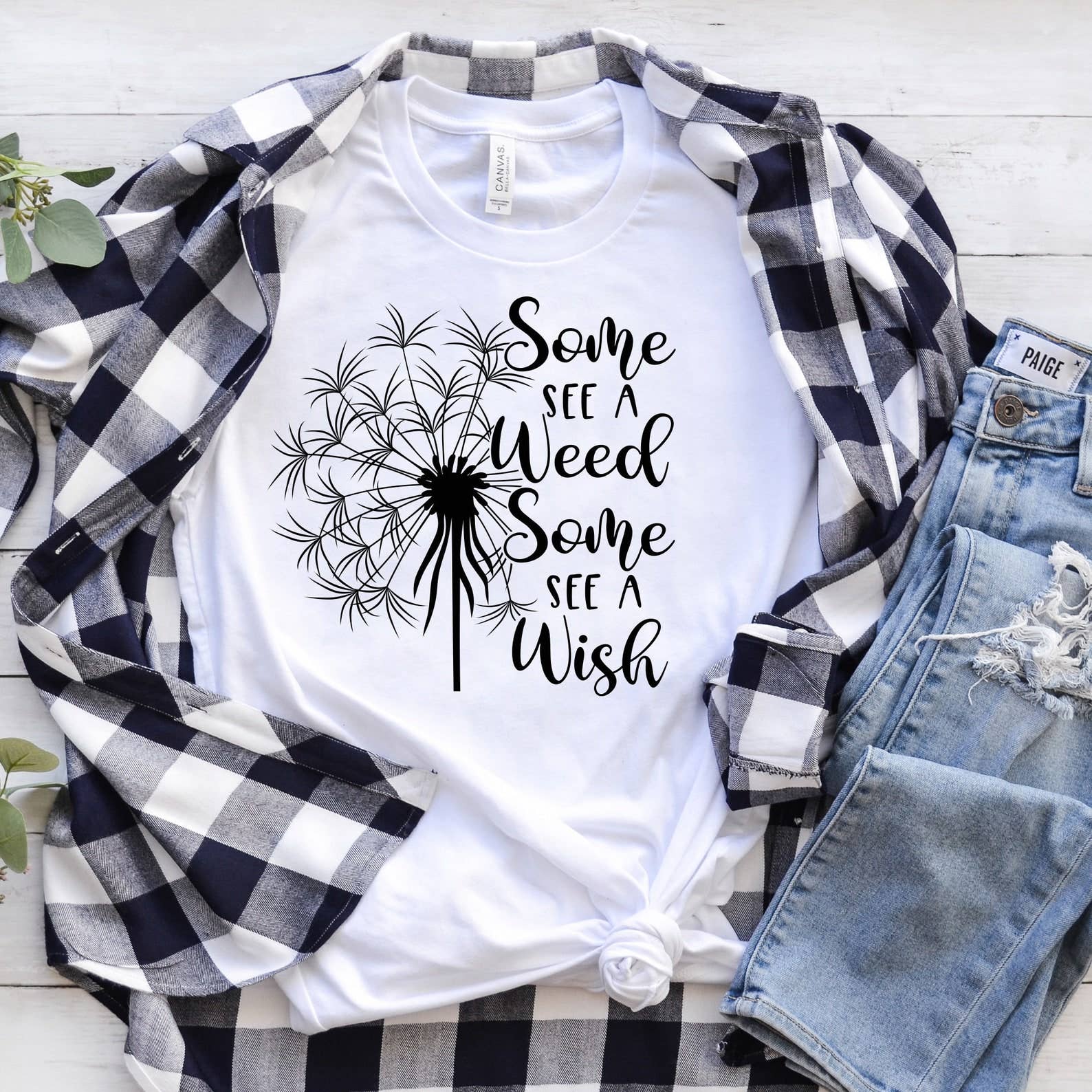Some See A Weed Some See A Wish T-Shirt Hoodie, Sweatshirt | PodTeesHub.com