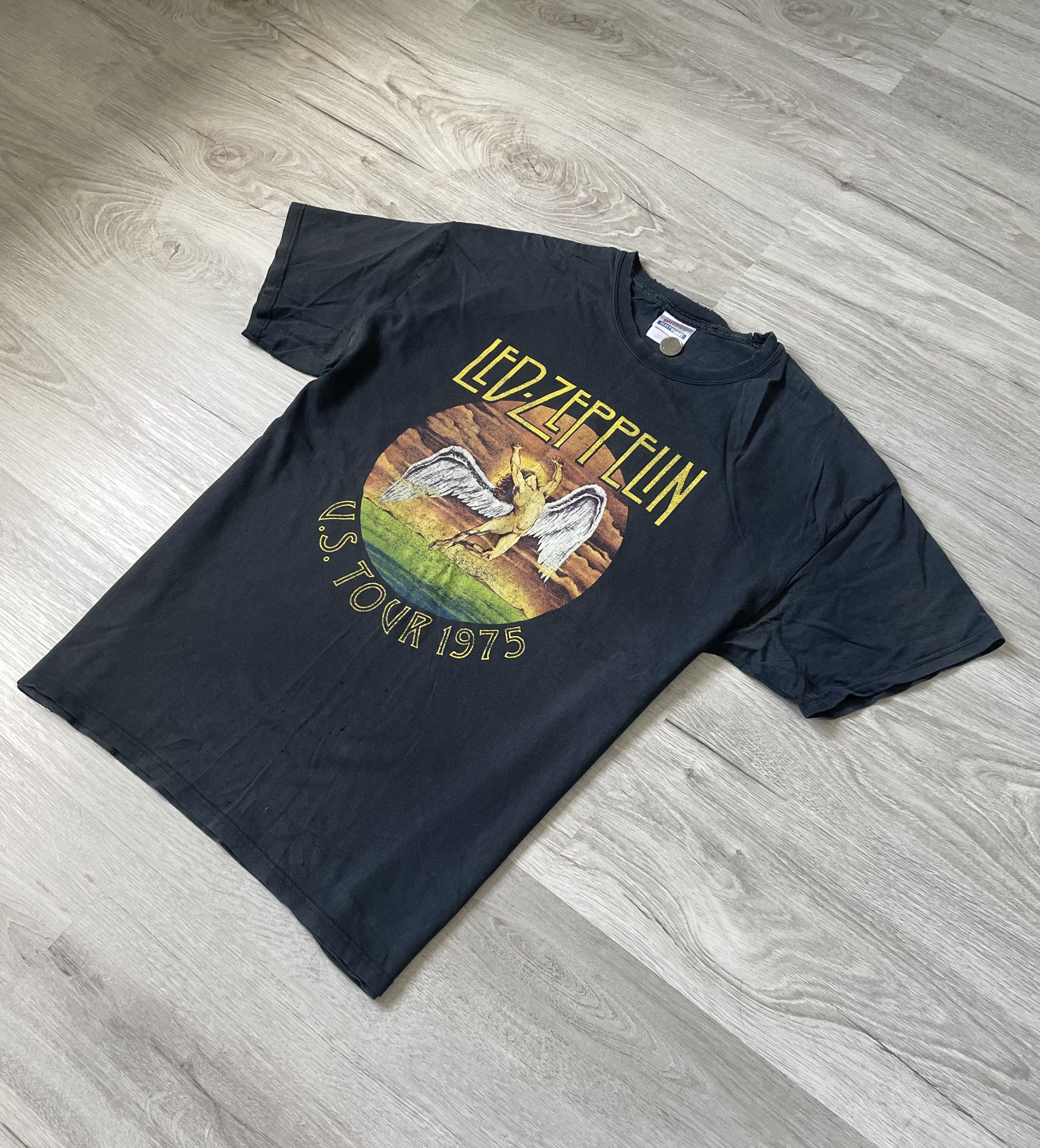 Vintage Mens Casual Rock Shirt Led Zepplin Hoodie, Sweatshirt | PodTeesHub.com