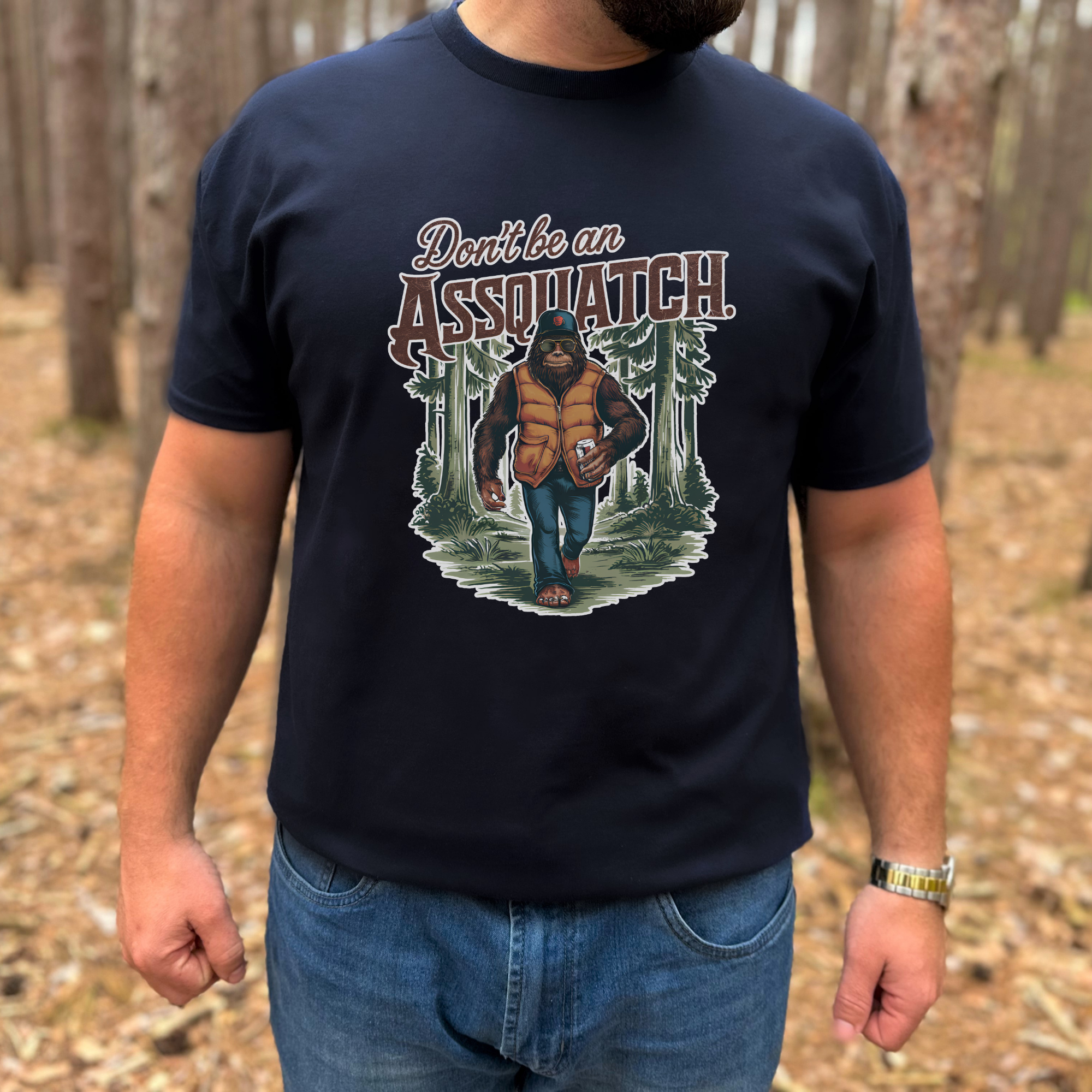 Hilarious Assquatch Sasquatch Shirt Bigfoot Graphic Tee 991 Hoodie, Sweatshirt | PodTeesHub.com