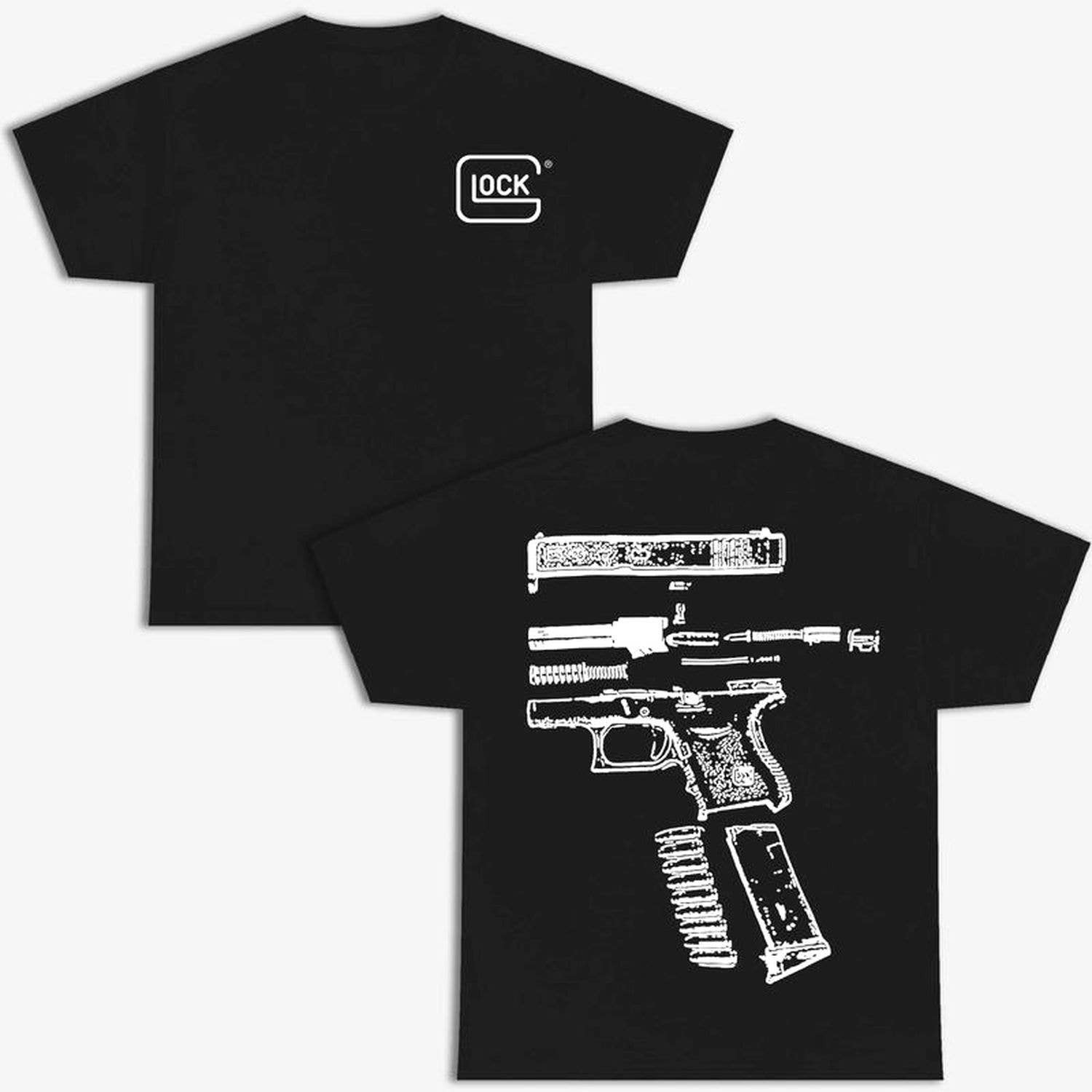 In Glock We Trust Double Side Multi Color Menswear Shirt Hoodie, Sweatshirt | PodTeesHub.com