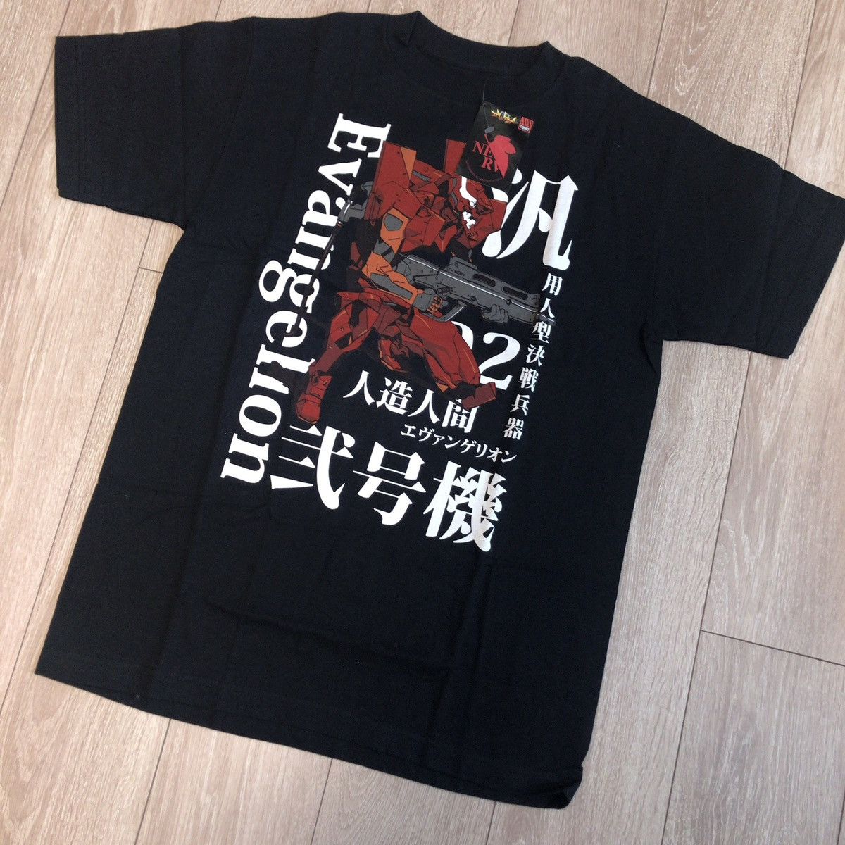 Vintage Deadstock 90s Evangelion Unit 02 Official Us Release T-Shirts, Hoodie, Sweatshirt