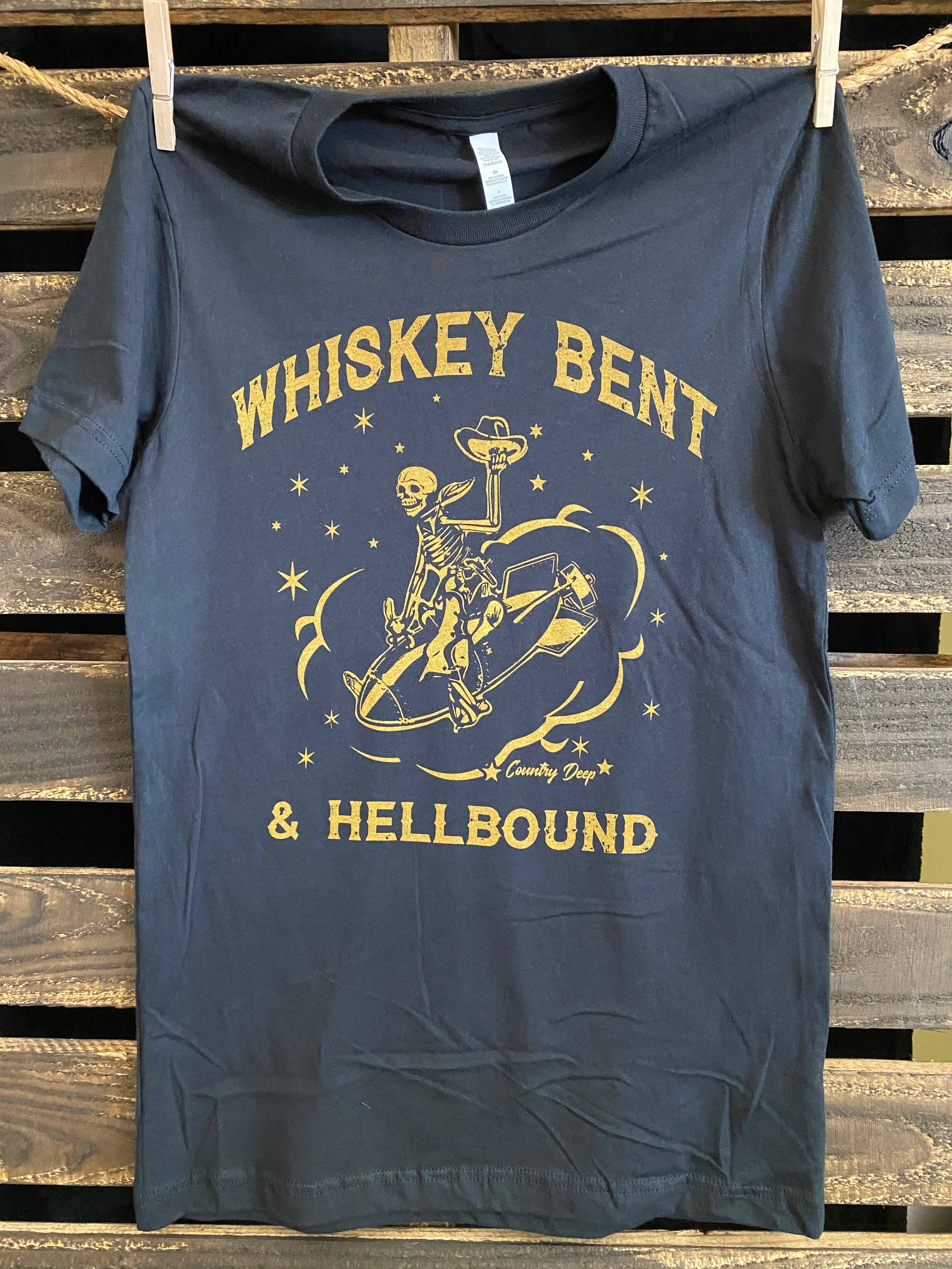 Whiskey Bent & Hellbound Unisex T-Shirt Hoodie, Sweatshirt | PodTeesHub.com