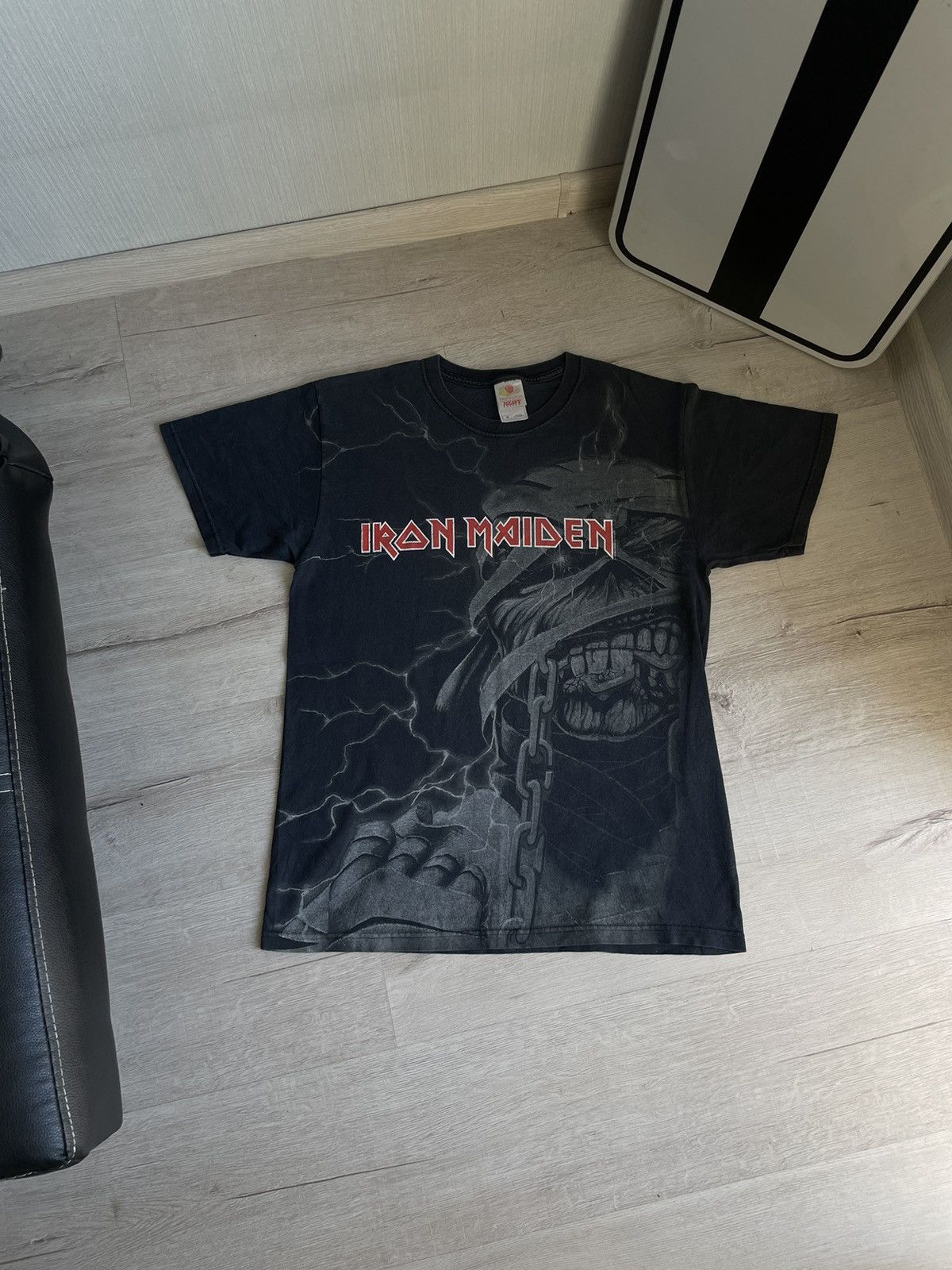 Maiden Vintage Iron Maiden Over Full Print With Zombie Metal Band T-Shirts, Hoodie, Sweatshirt | PodTeesHub.com