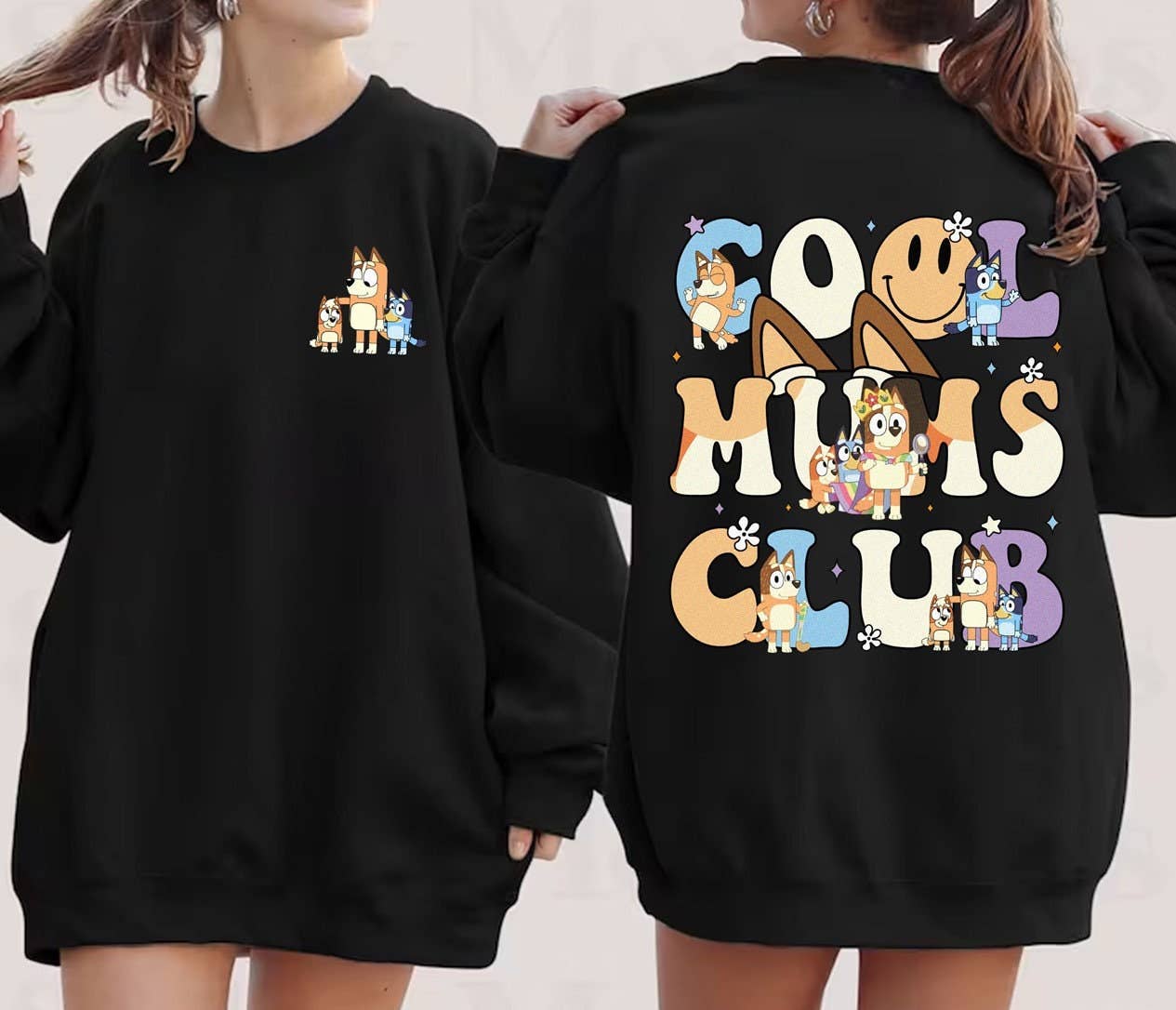Bluey Mom Era Sweatshirt Stylish Chilli Heeler Gift T-Shirts, Hoodie | PodTeesHub.com