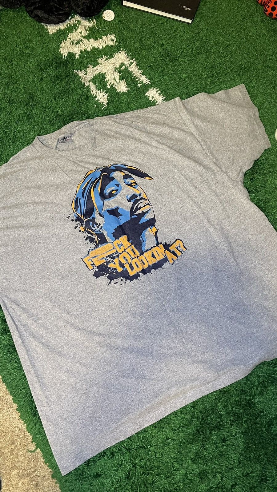 Tupac Vintage Over Sized Shirt 2pac Hoodie, Sweatshirt | PodTeesHub.com