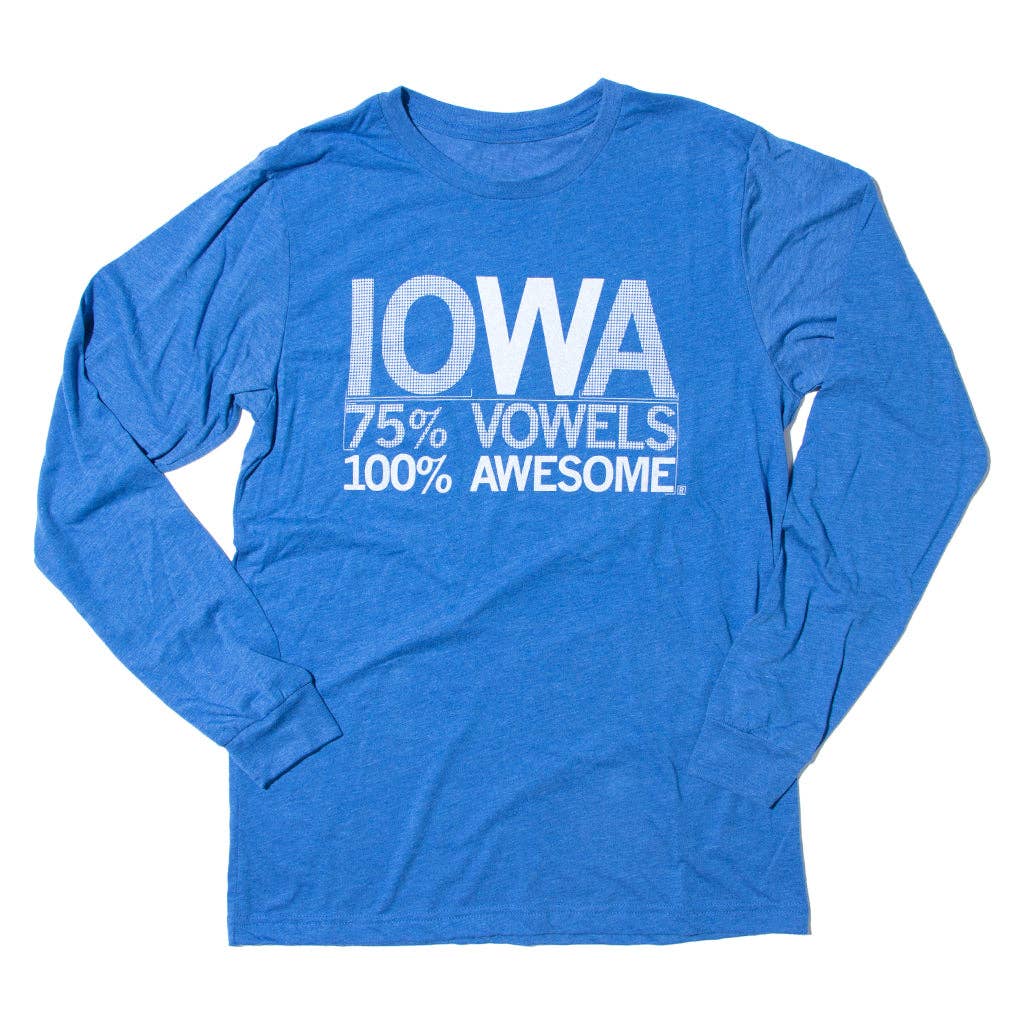 Iowa Vowels Long Sleeve T-Shirt Hoodie, Sweatshirt | PodTeesHub.com