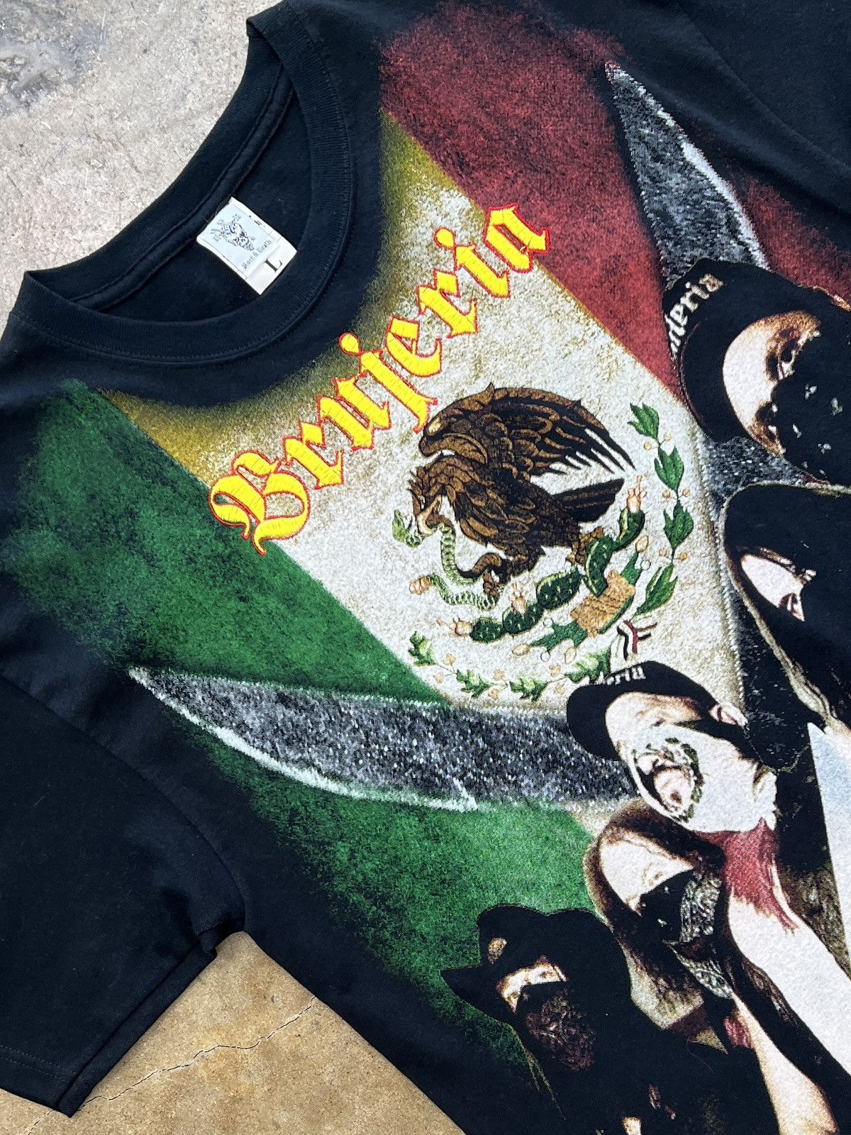 Band Tees Vintage Brujeria Metal Band Mexican Flag Tee Large Hoodie, Sweatshirt | PodTeesHub.com