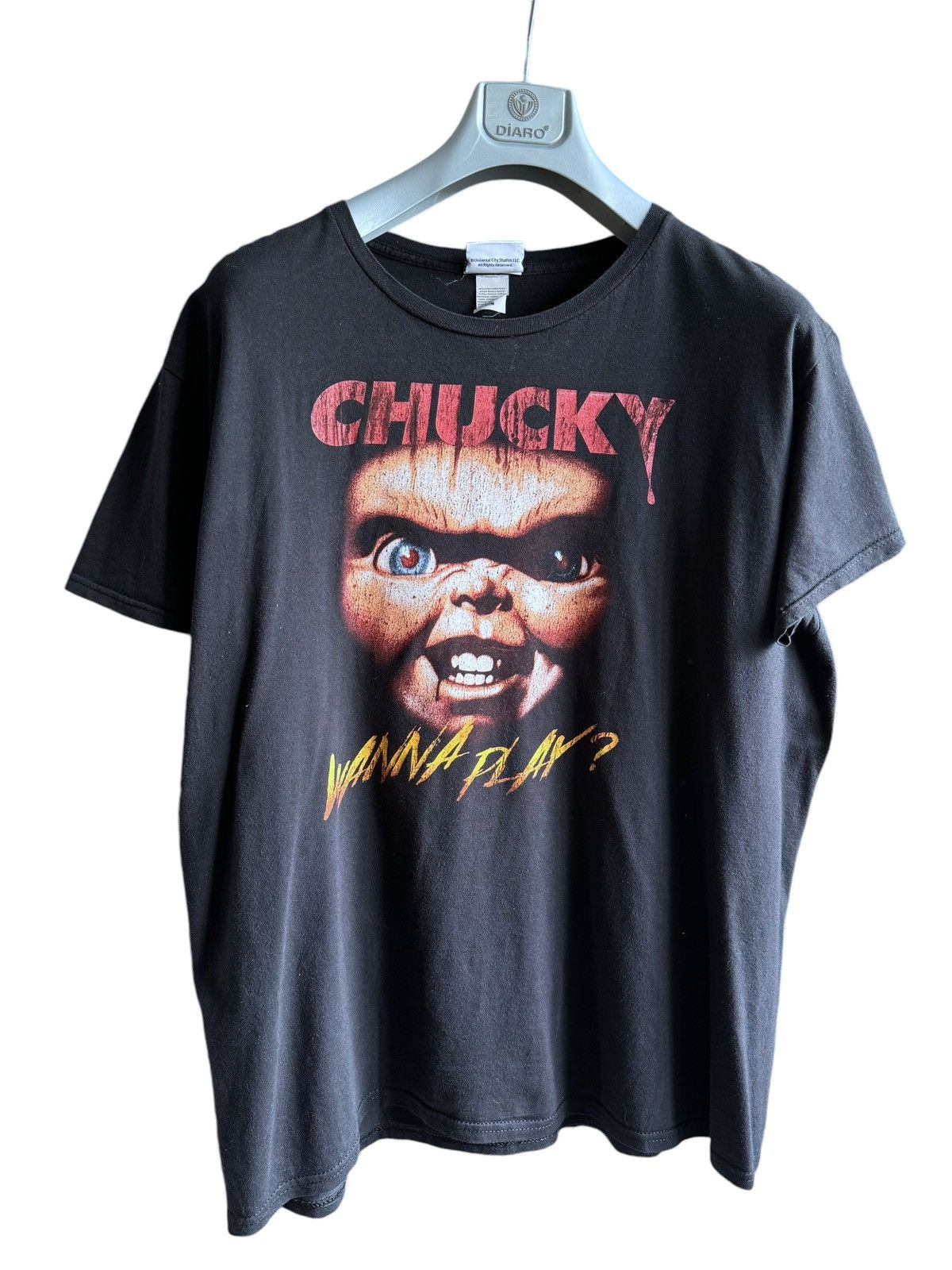 Vintage Chucky Doll Wana Play Horror Movie Tee Hoodie, Sweatshirt | PodTeesHub.com