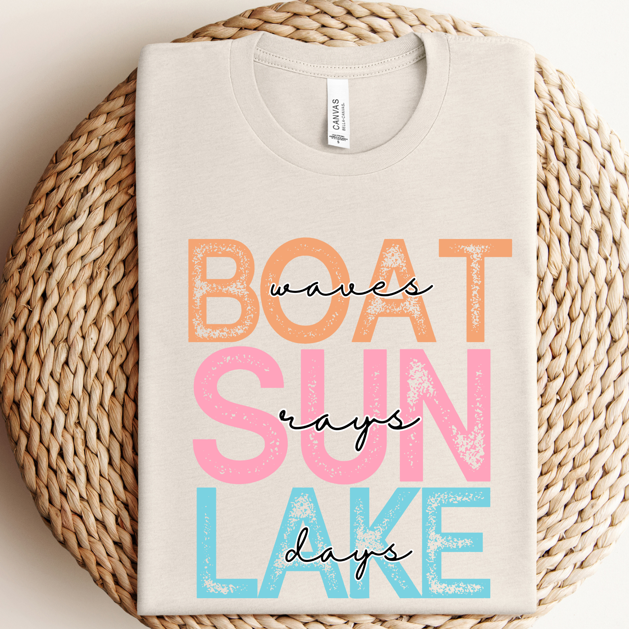 Boat, Lake, Sun Graphic Tee Hoodie, Sweatshirt | PodTeesHub.com
