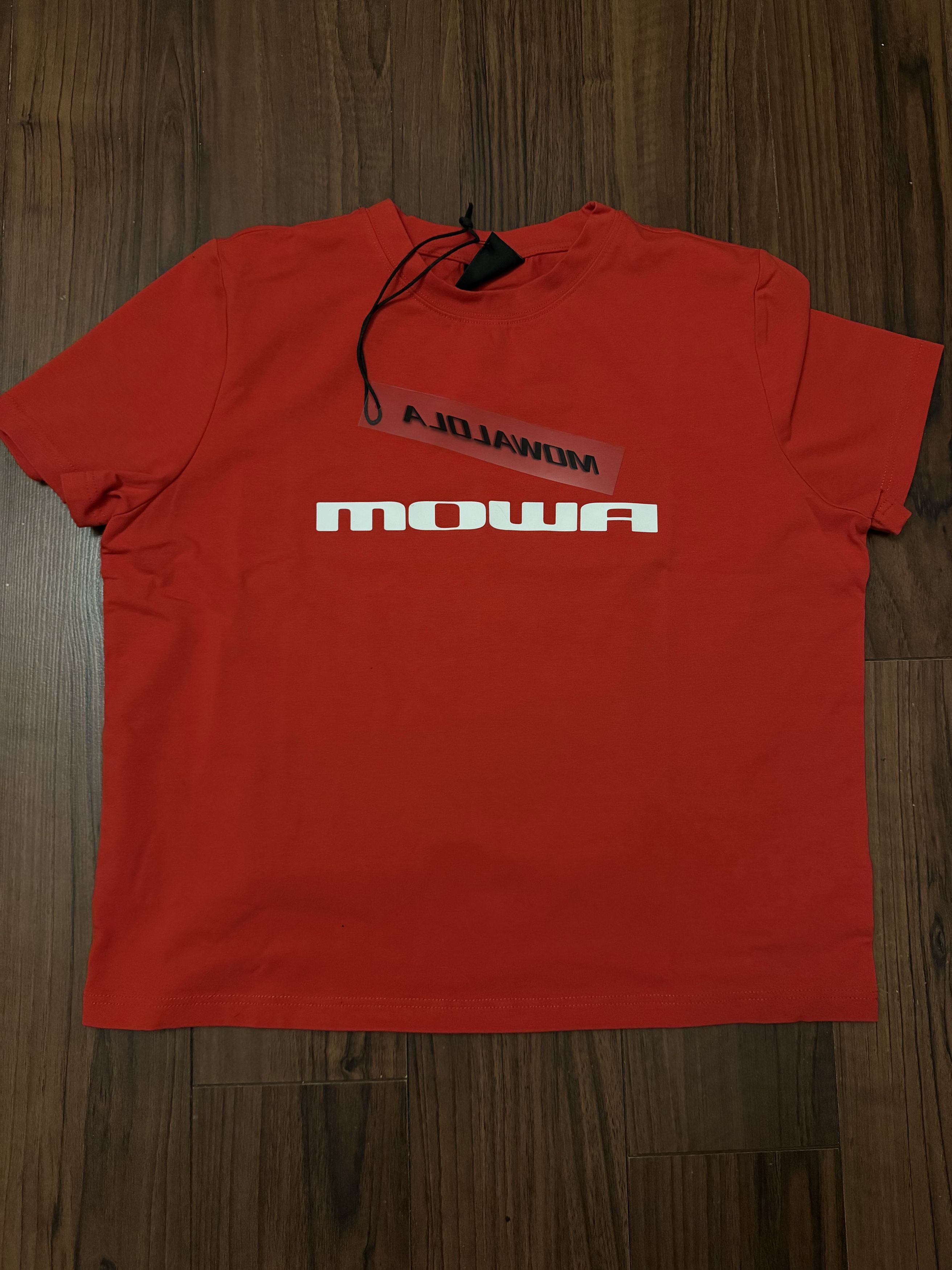 Mowalola Mowa Logo T Shirt Red Hoodie, Sweatshirt | PodTeesHub.com