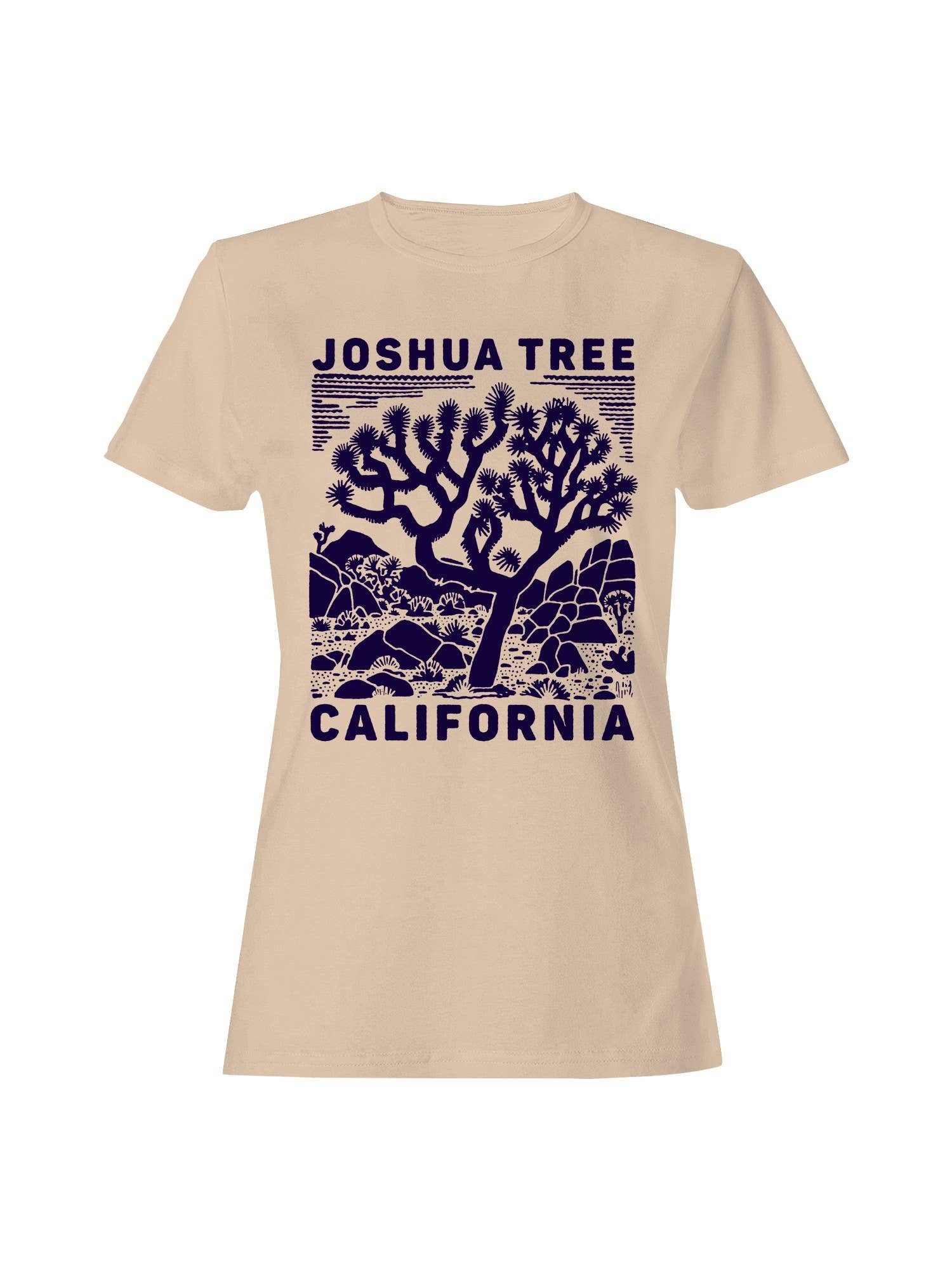 Joshua Tree Desert Art Print Women's T-Shirt Hoodie, Sweatshirt | PodTeesHub.com
