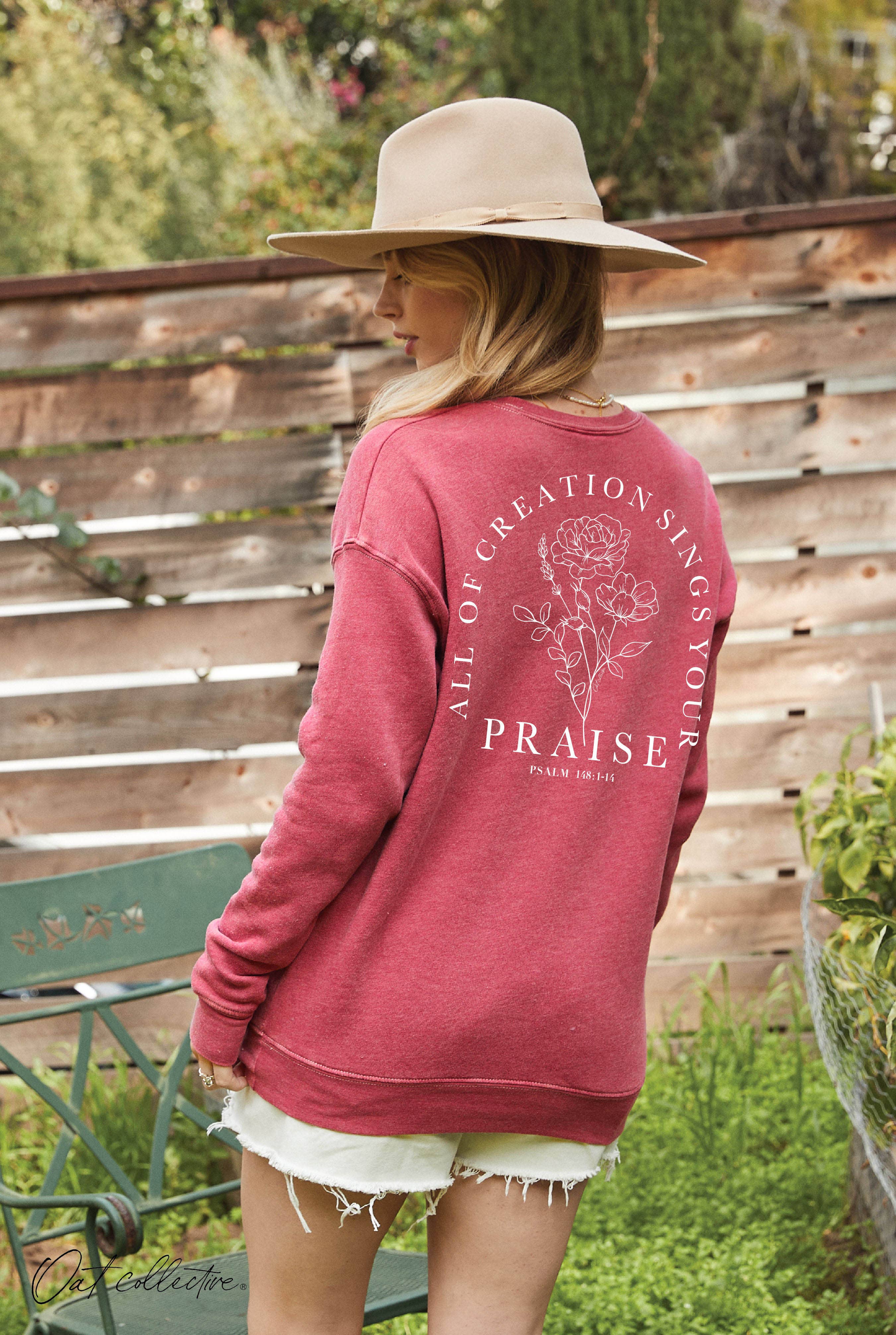 Praise the Lord Mineral Graphic Sweatshirt T-Shirts, Hoodie | PodTeesHub.com