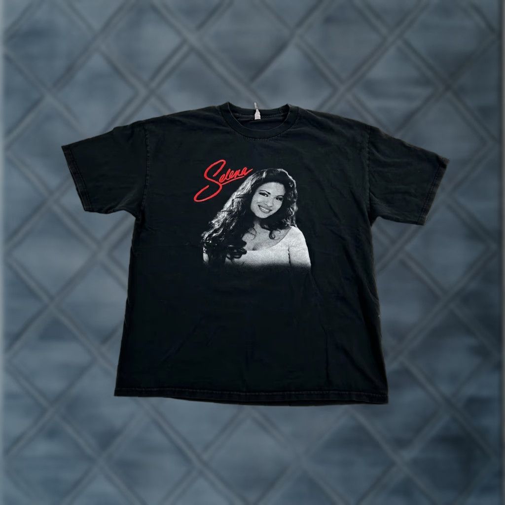 Vintage Alstyle Apparel T Shirt Adult Xl Black Crewneck Selena Singer Graphic Hip Hop Music Hoodie, Sweatshirt