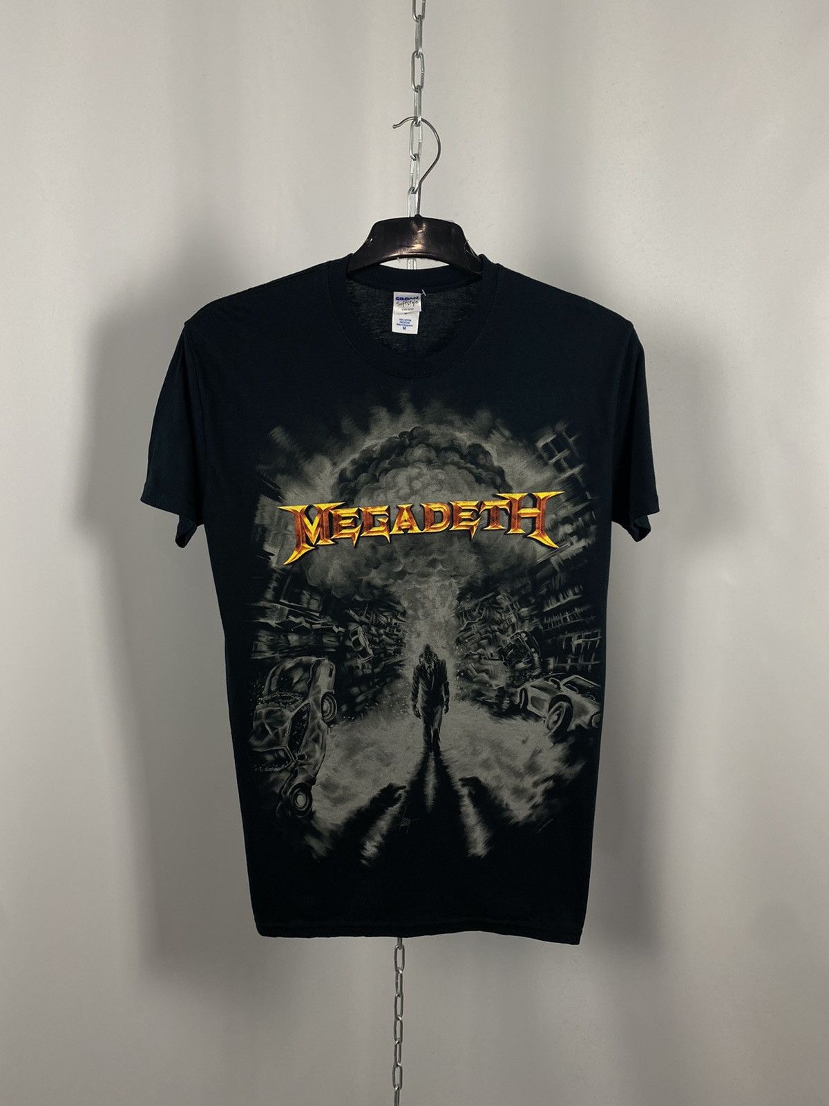 Band Tees Megadeth Vintage T Shirts Band Tee Rock Metal Size M Hoodie, Sweatshirt | PodTeesHub.com