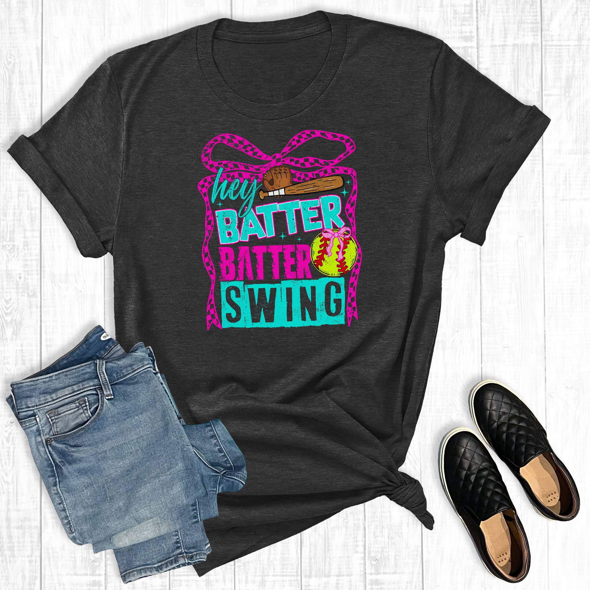 Softball Hey Batter Batter Graphic Tee Hoodie, Sweatshirt | PodTeesHub.com