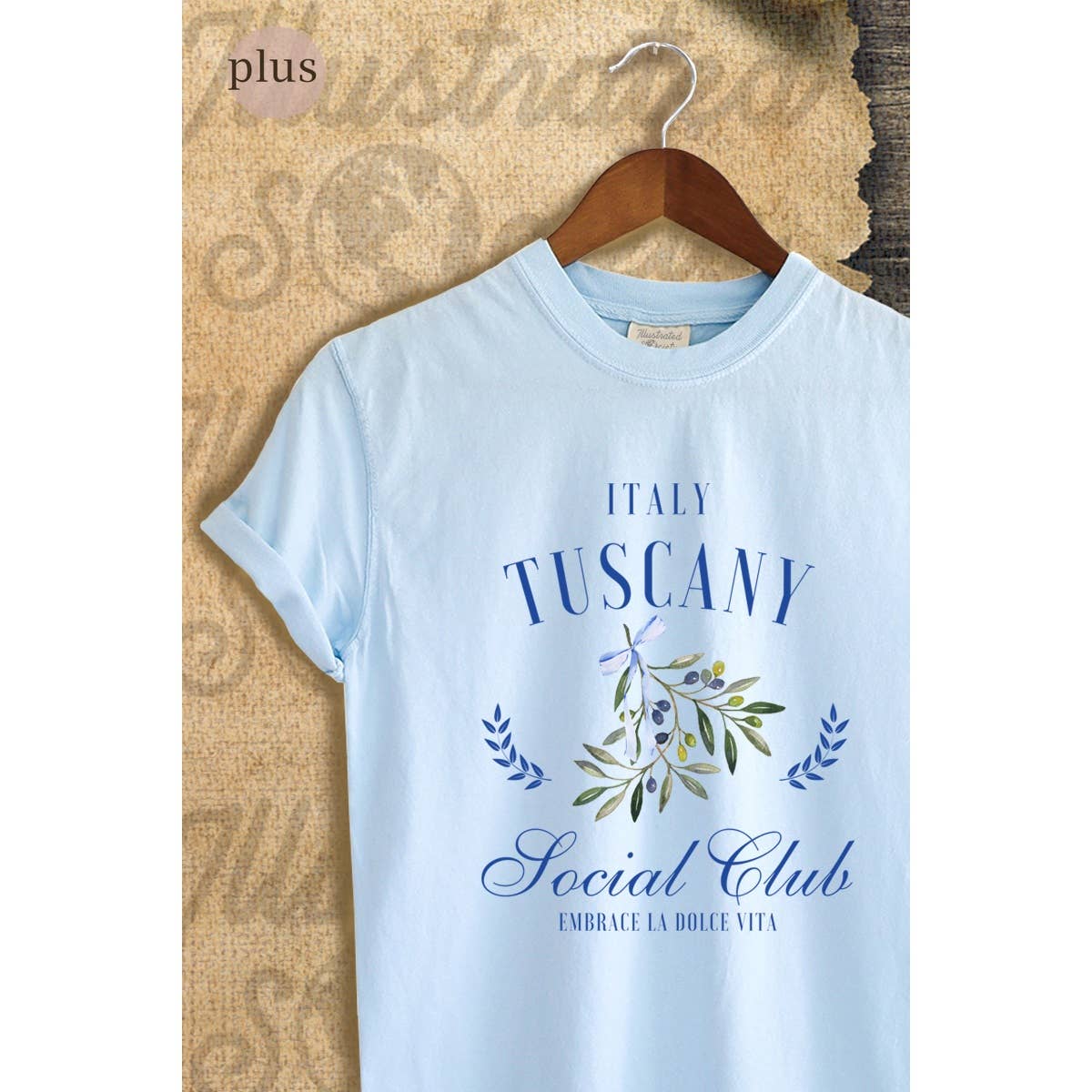Tuscany Italy Vintage Graphic Plus Tee Hoodie, Sweatshirt | PodTeesHub.com