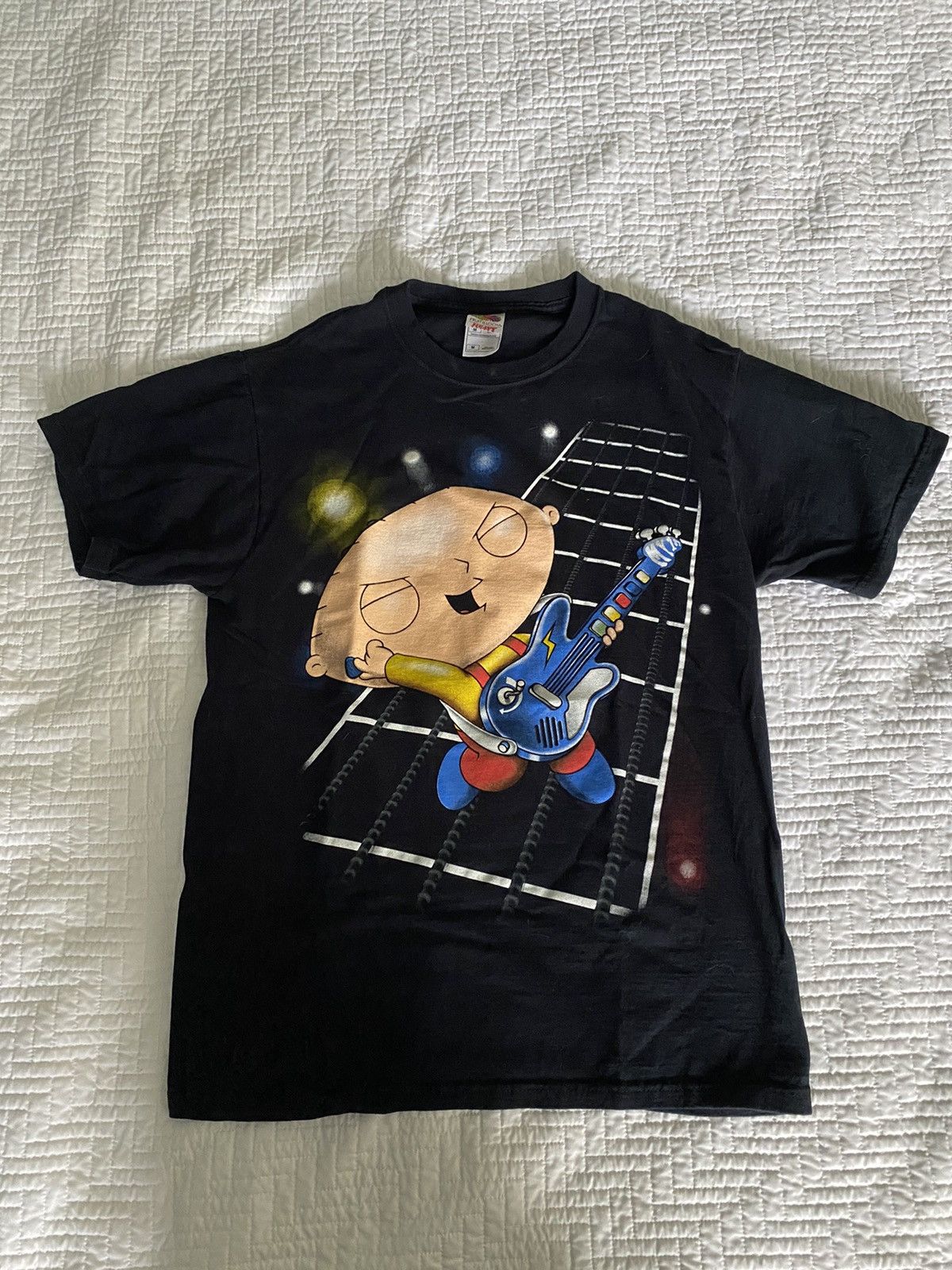 Vintage Y2k Family Guy Rockstar Stewie Graphic Tee Hoodie, Sweatshirt | PodTeesHub.com