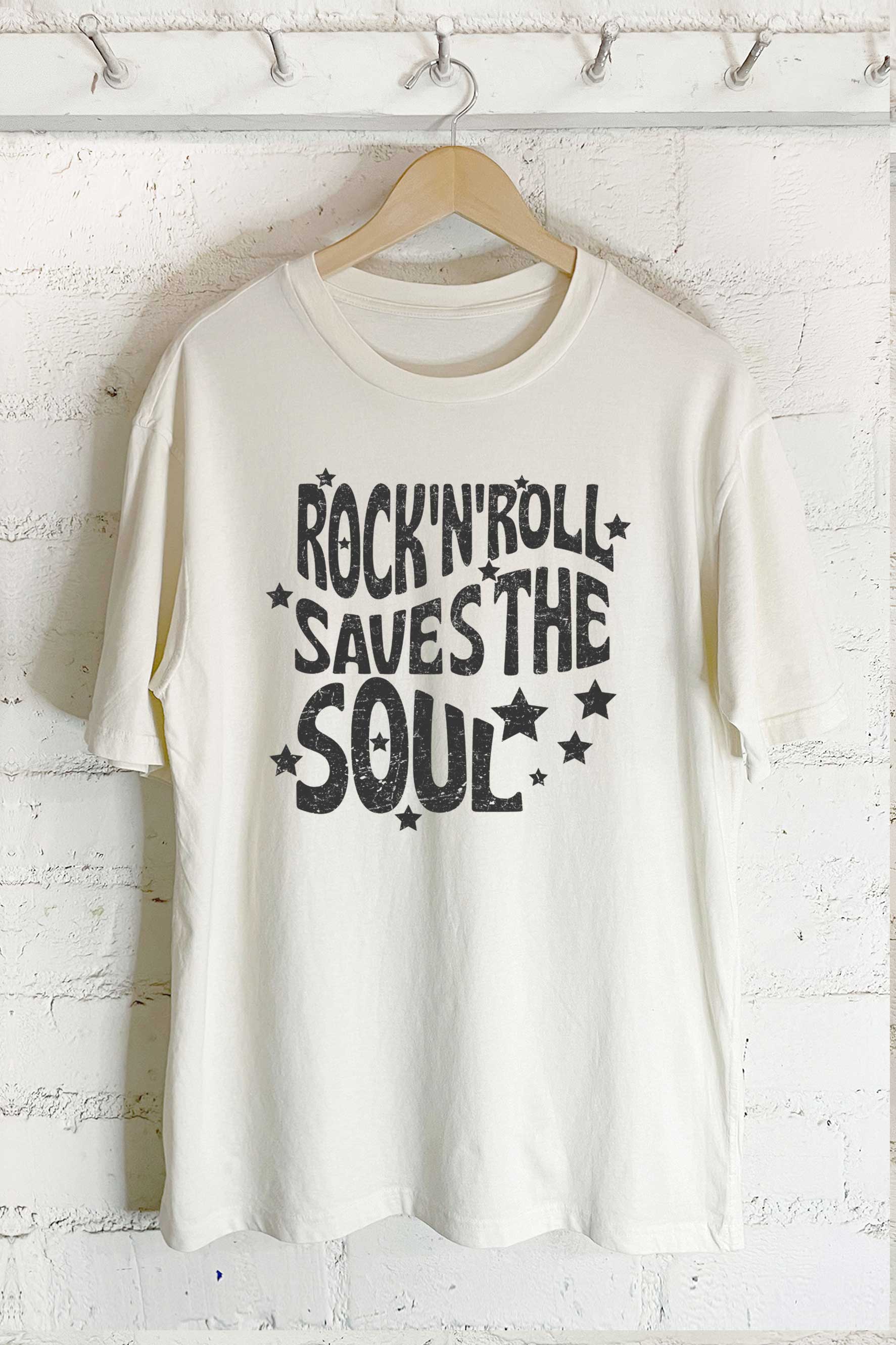 Rock and Roll Saves the Soul-Oversized Tee Hoodie, Sweatshirt | PodTeesHub.com