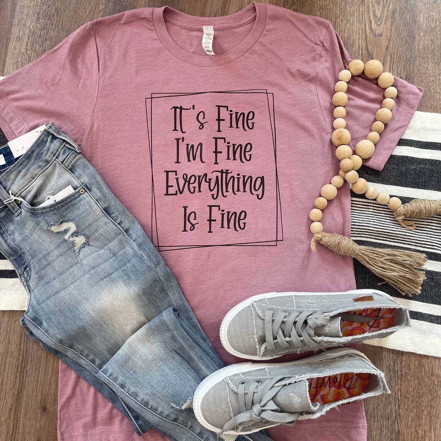 It's Fine, I'm Fine, Everything Is Fine Tee Hoodie, Sweatshirt | PodTeesHub.com
