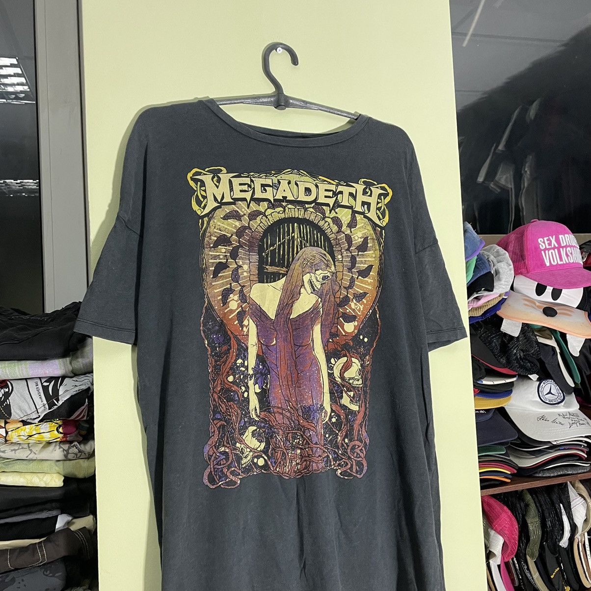 Band Tees Vintage Y2k Megadeath Horror Print Band Rock Streetwear Hoodie, Sweatshirt | PodTeesHub.com