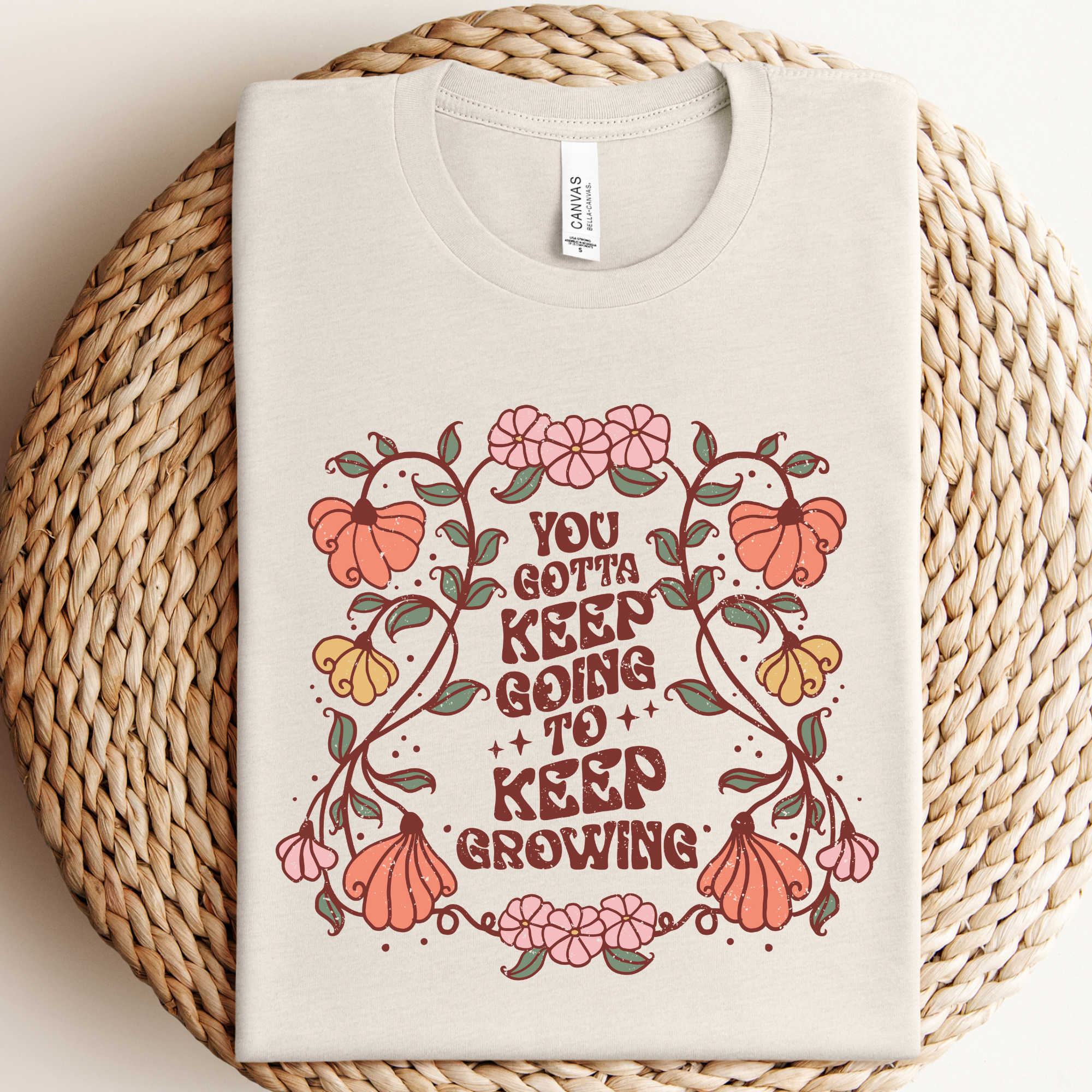 Boho Keep Going Graphic Tee Hoodie, Sweatshirt | PodTeesHub.com