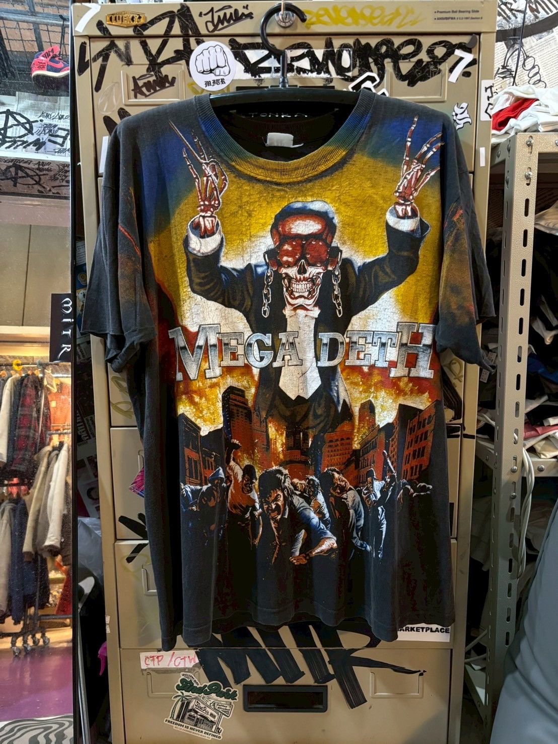 Megadeth Megadeath Vintage Tee 90 S Hoodie, Sweatshirt | PodTeesHub.com