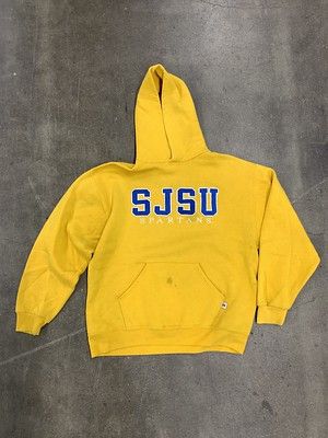 Vintage Crewneck Sjsu Spartand Hoodie 90s San Jose State University Vintage Sweatshirt Size T-Shirts | PodTeesHub.com
