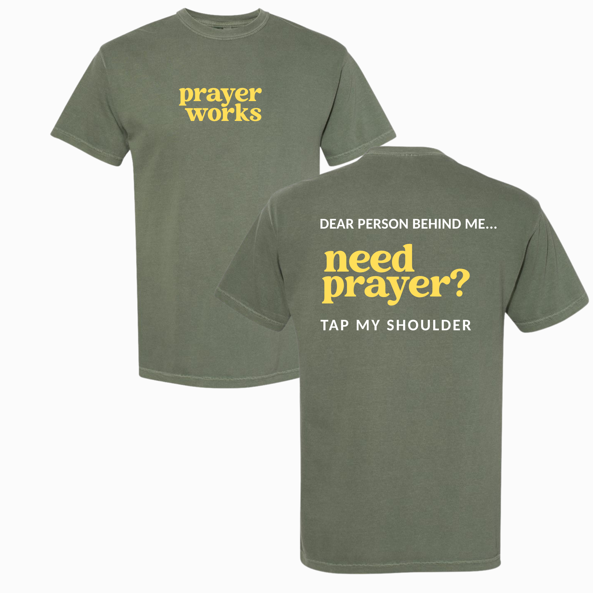 Prayer Works Christian Crewneck T-Shirt Faith Apparel Hoodie, Sweatshirt | PodTeesHub.com