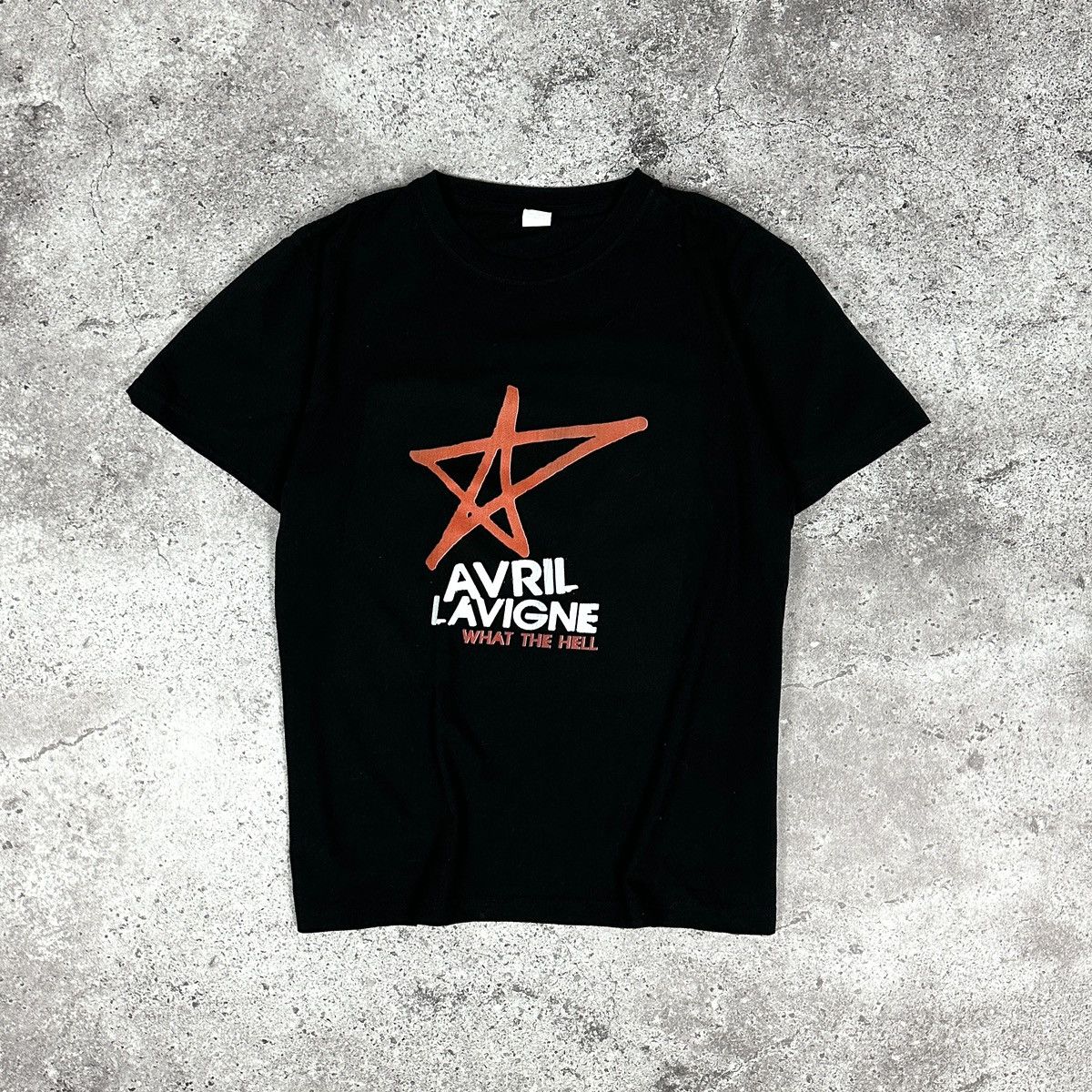 Band Tees Vintage 00s Y2k Avril Lavigne What The Hell Rock Band Tee Hoodie, Sweatshirt | PodTeesHub.com