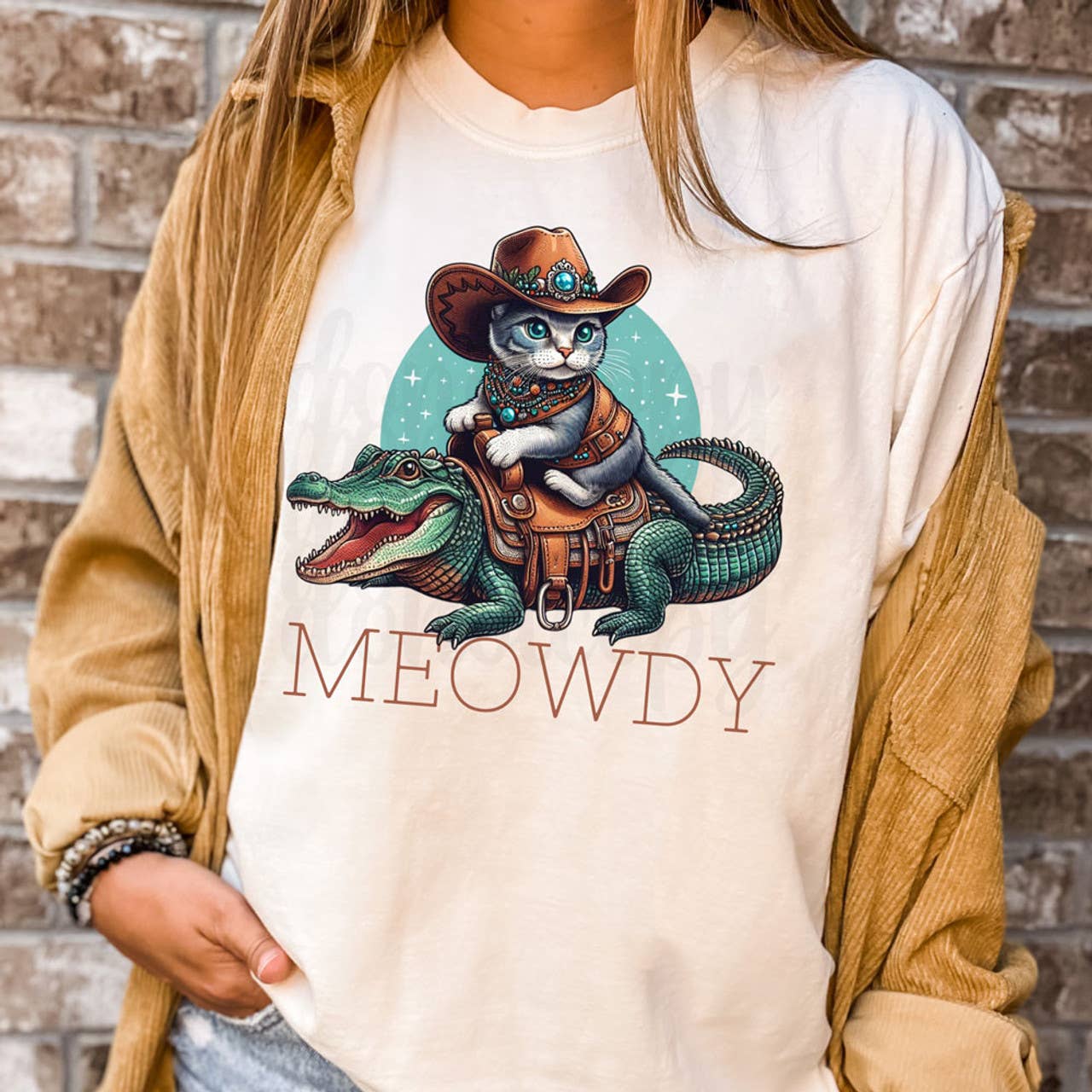 Meowdy Tee Hoodie, Sweatshirt | PodTeesHub.com