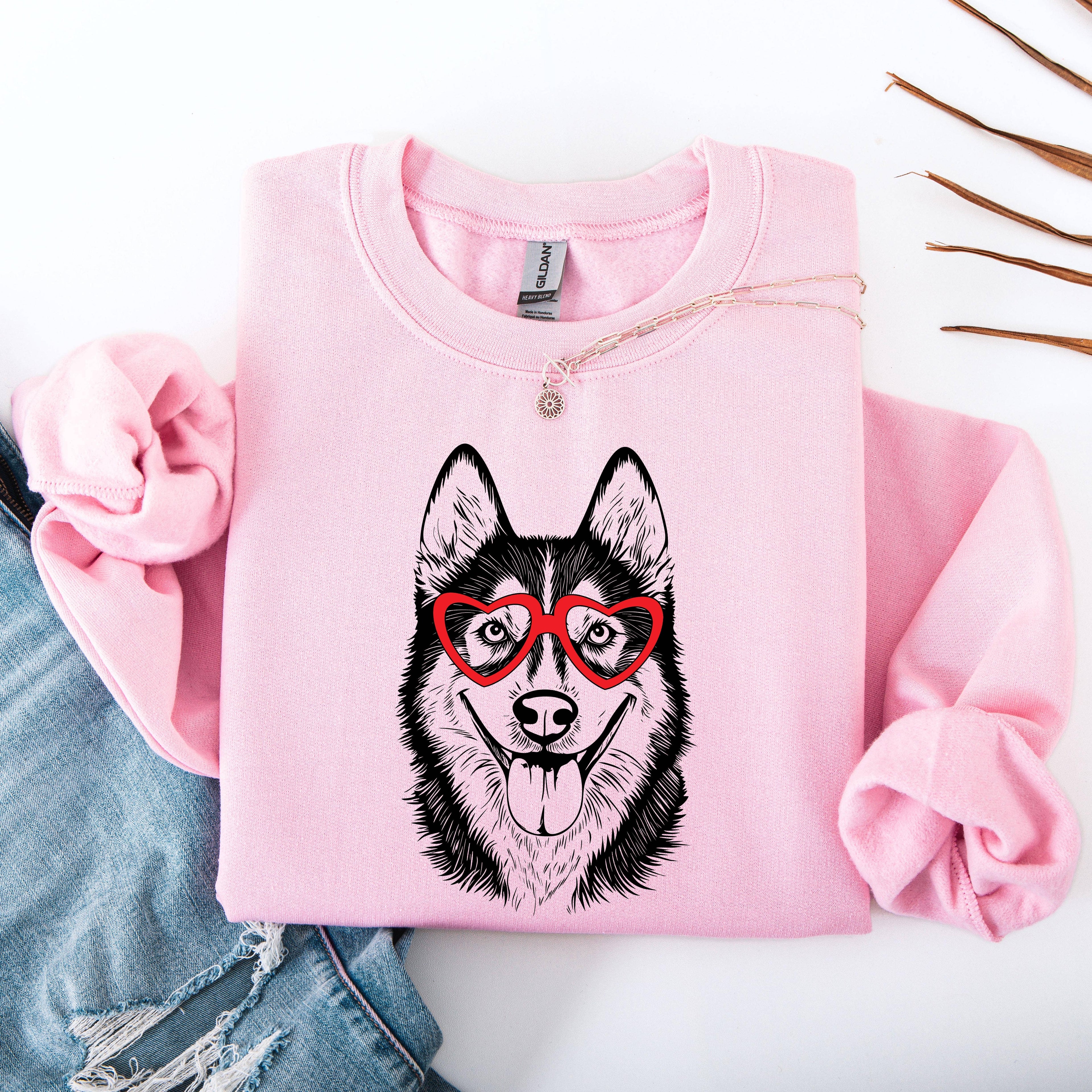 Husky, Dog Lover Apparel, Pet, Dog Breed, Cute Sweatshirt T-Shirts, Hoodie | PodTeesHub.com