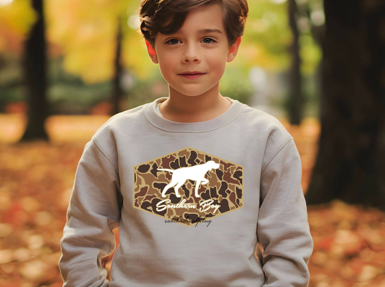 Southern Boy Camo Patch Design Youth Shirt Hunting Apparel Hoodie, Sweatshirt | PodTeesHub.com