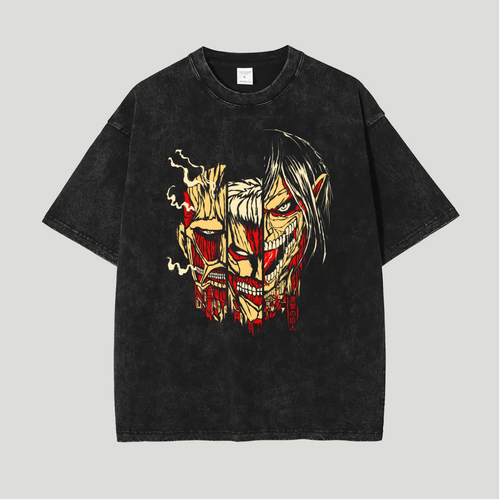 Attack On Titan Graphic Tee - Vintage Anime Character Shirt Hoodie, Sweatshirt | PodTeesHub.com
