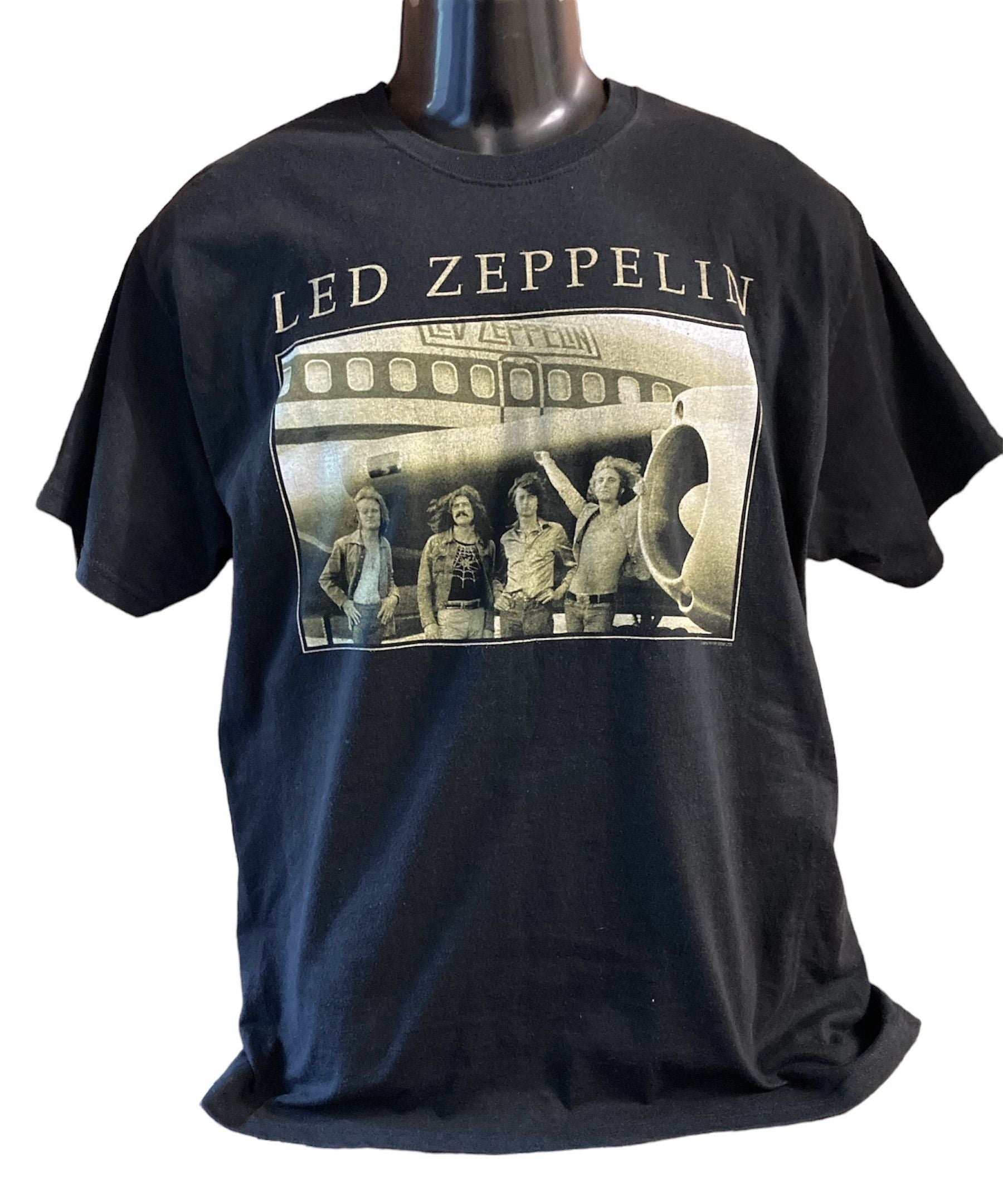 Led Zeppelin X Vintage Vintage Led Zeppelin Next To Airplane 2005 Tee Hoodie, Sweatshirt | PodTeesHub.com