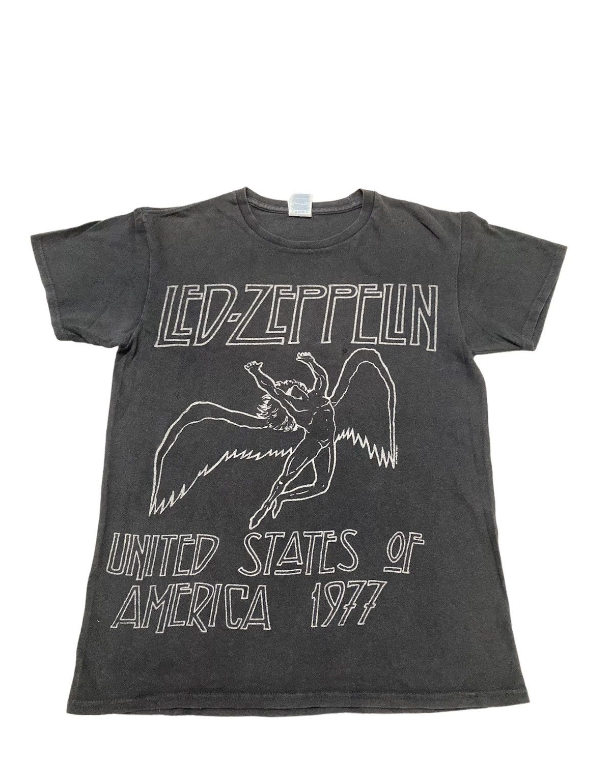 Rap Tees X Vintage Vintage Led Zeppelin Distressed Tshirt Hoodie, Sweatshirt | PodTeesHub.com