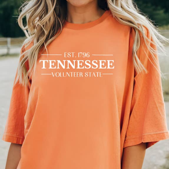Tennessee Volunteer State Premium T-Shirt, Melon Hoodie, Sweatshirt | PodTeesHub.com