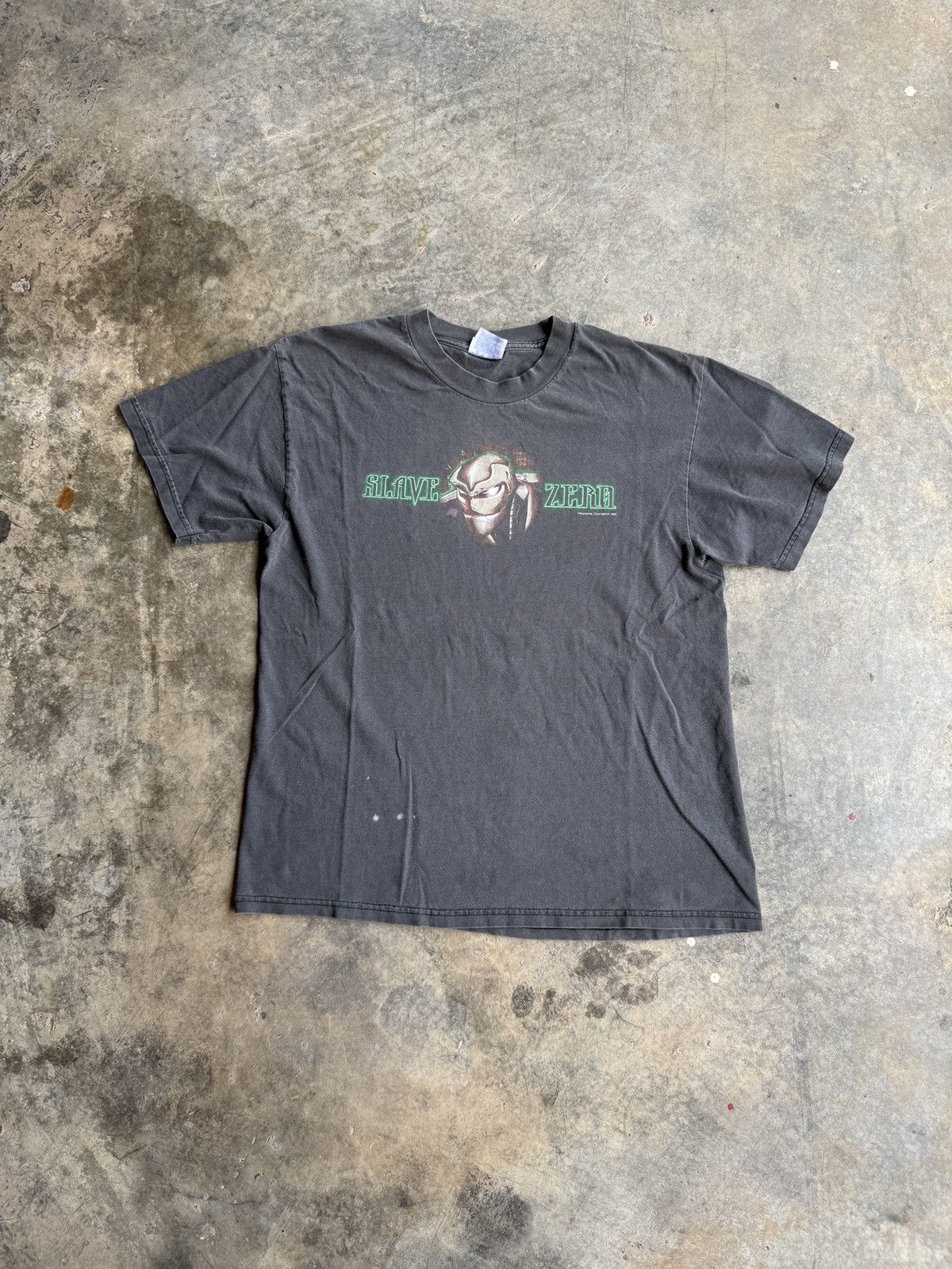 Vintage Rare 1999 90s Vintage Slave Zero Video Game Promo Tee Hoodie, Sweatshirt | PodTeesHub.com