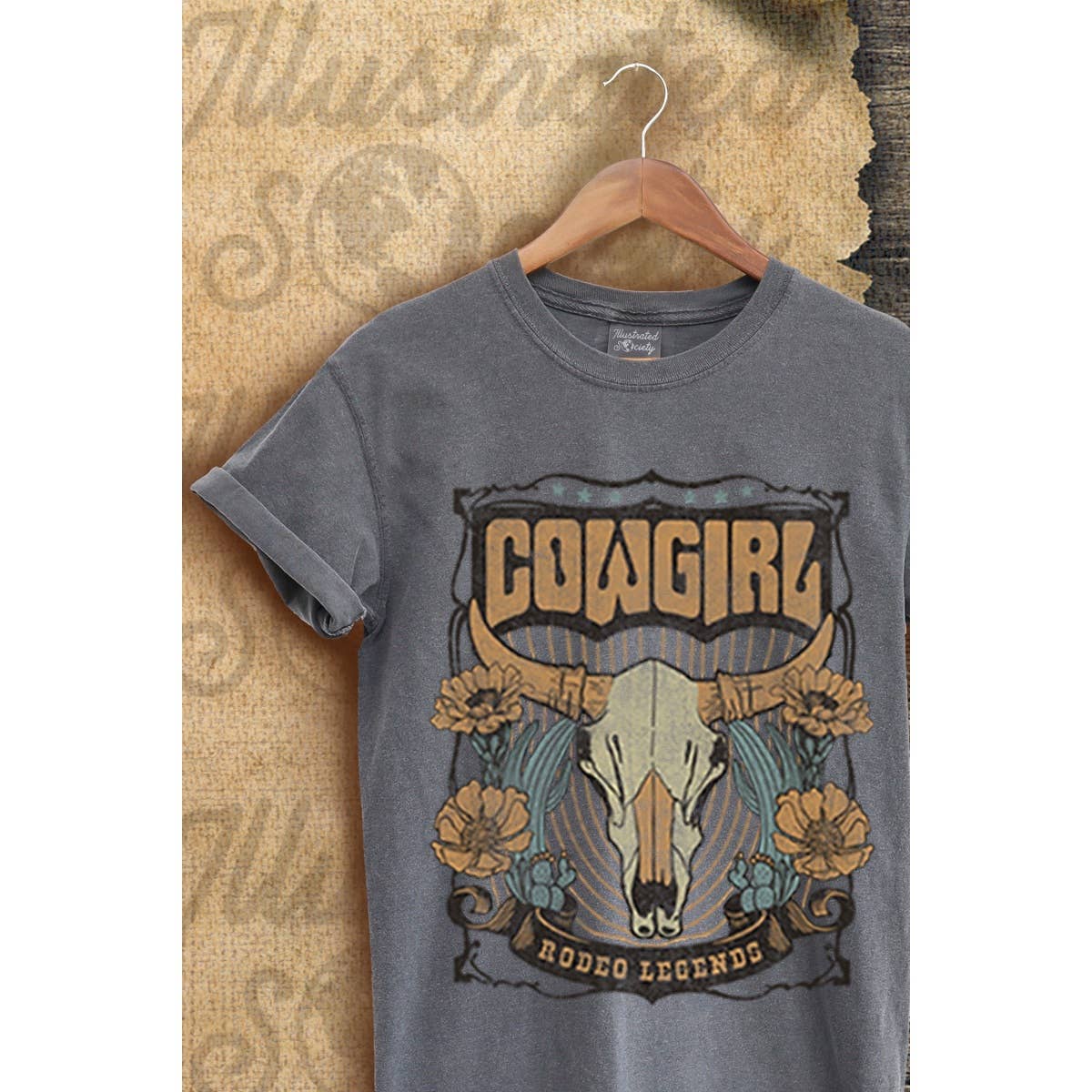 Cowgirl Vintage Graphic  Tee Hoodie, Sweatshirt | PodTeesHub.com