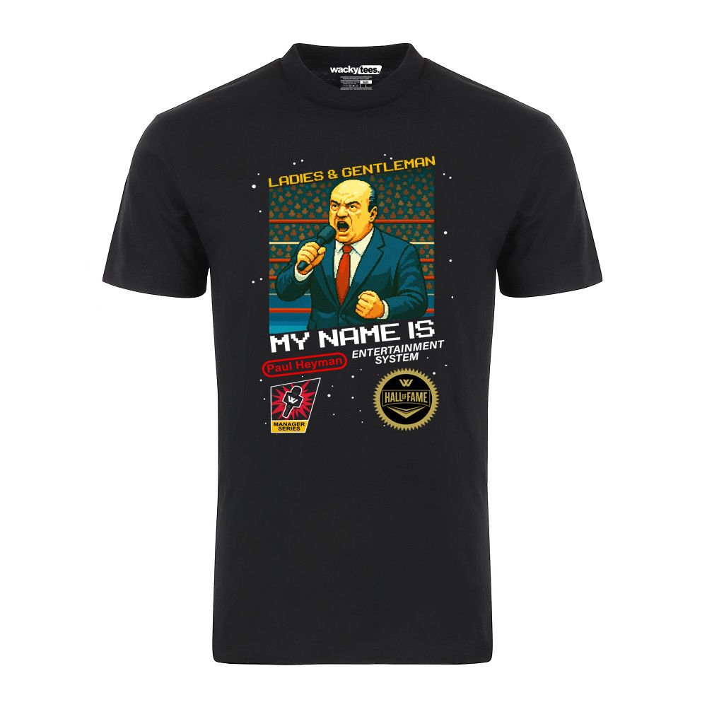 Other My Name Is Paul Heyman Wrestling 8 Bit Gaming Shirt T-Shirts, Hoodie, Sweatshirt