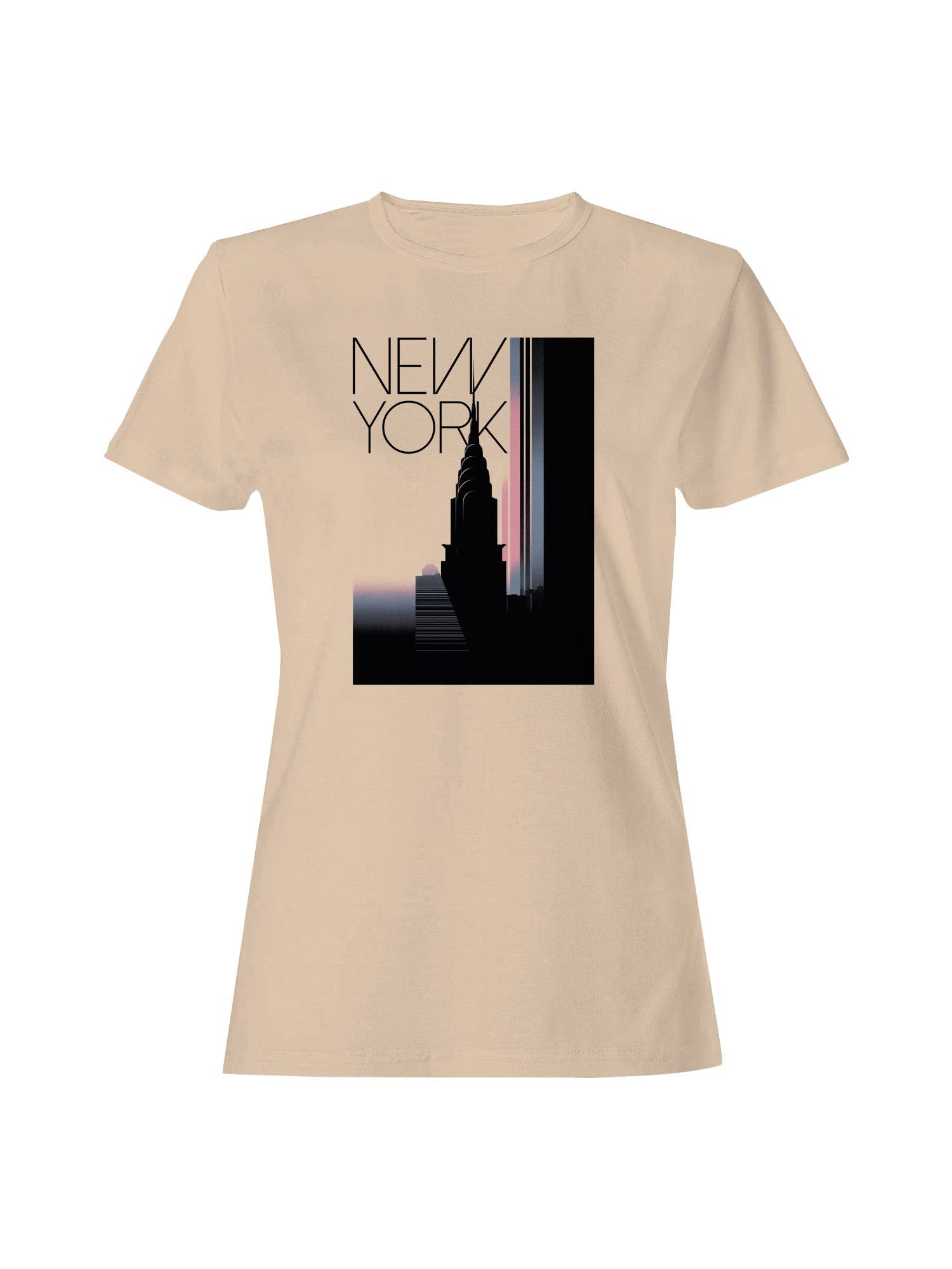 New York City Skyline Art Deco Women's T-Shirt Hoodie, Sweatshirt | PodTeesHub.com