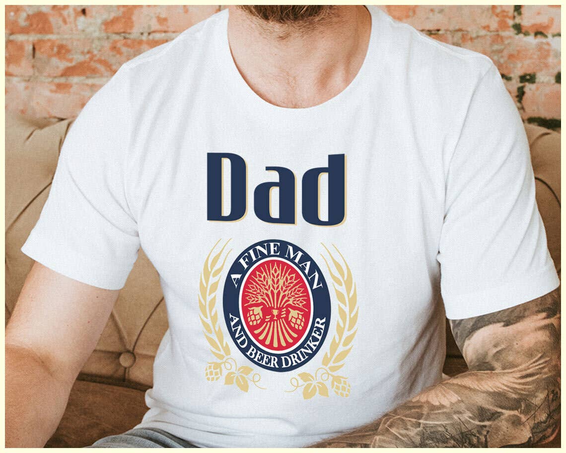 Dad Beer Logo - Funny Father's Day T- Shirt Hoodie, Sweatshirt | PodTeesHub.com