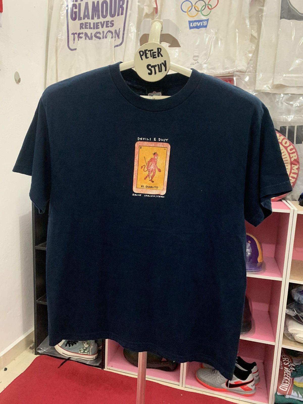 Band Tees 2006 Bruce Springteen Devil Dust T Shirt Hoodie, Sweatshirt | PodTeesHub.com