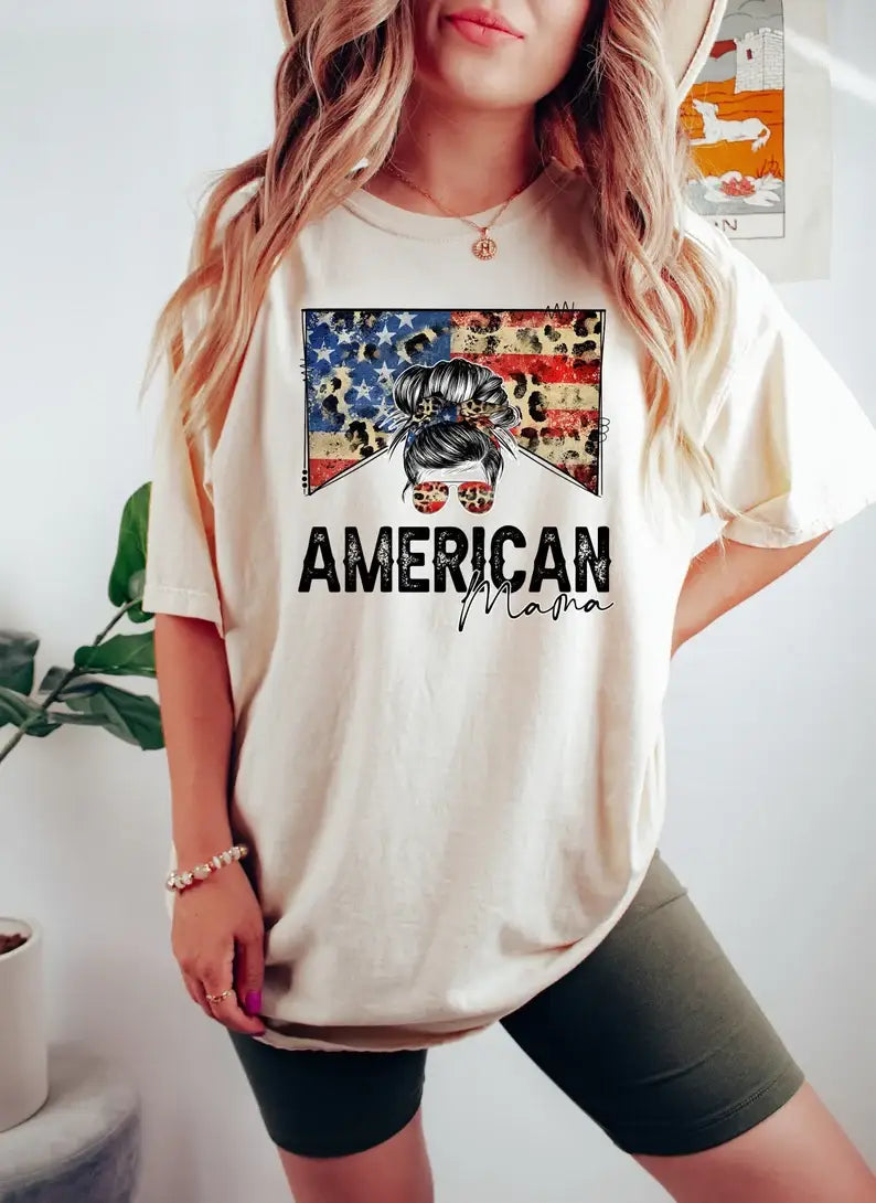 American Mama T-Shirt Hoodie, Sweatshirt | PodTeesHub.com