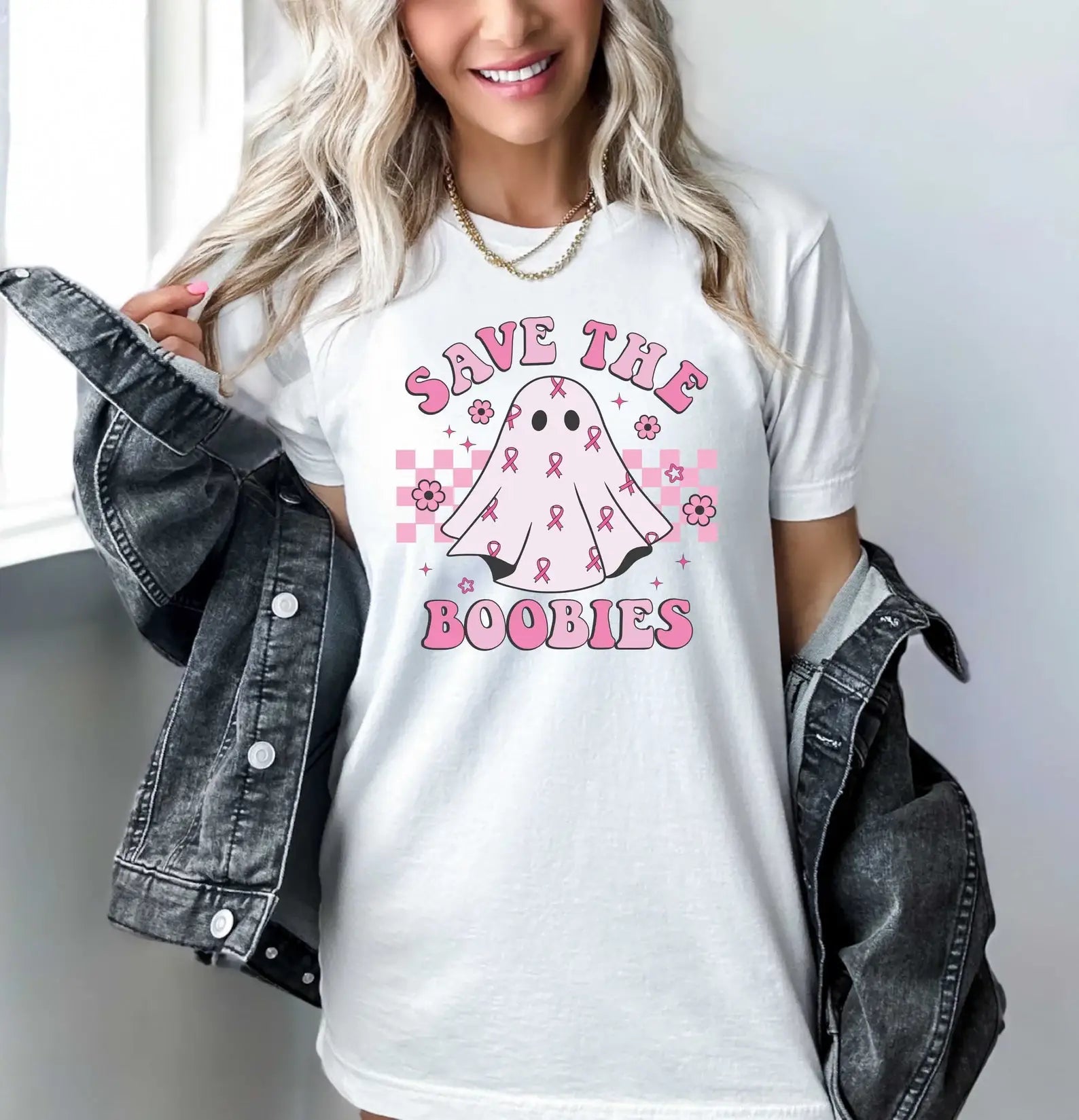 Save the Boobies T-Shirt Hoodie, Sweatshirt | PodTeesHub.com