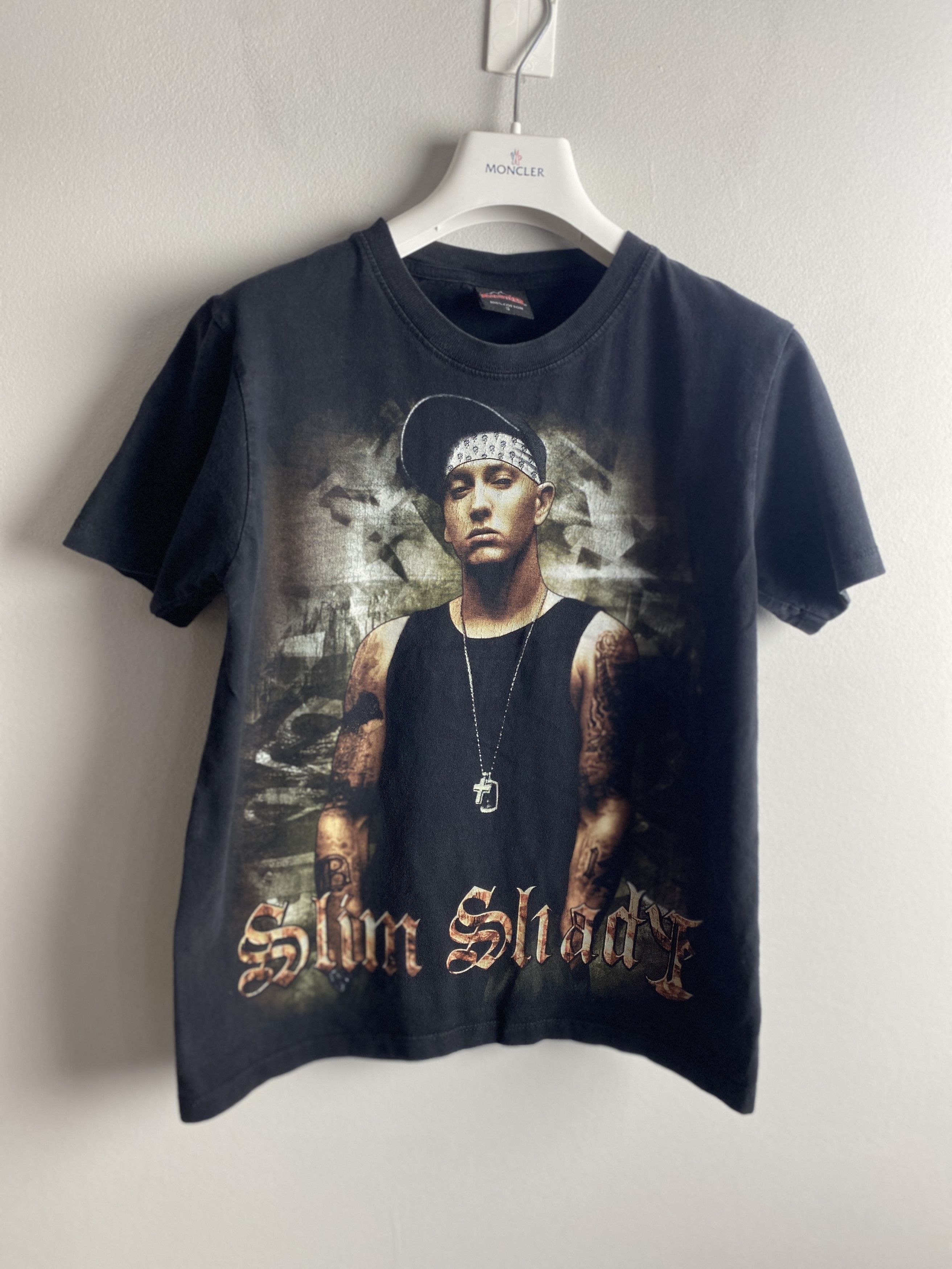 Rap Tees Vintage Eminem Slim Shady Big Logo T Shirt Tee Rap Hoodie, Sweatshirt | PodTeesHub.com