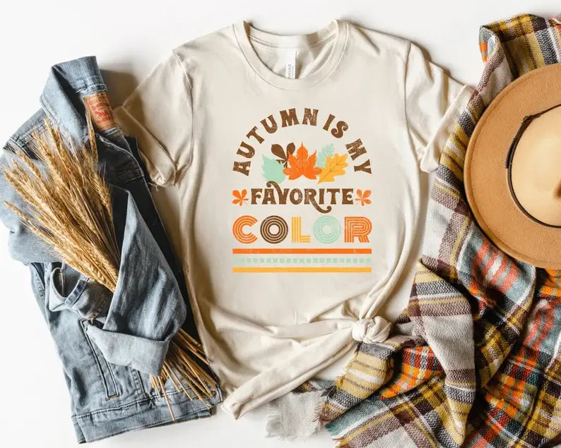 Autumn Is My Favorite Color T-Shirt Hoodie, Sweatshirt | PodTeesHub.com
